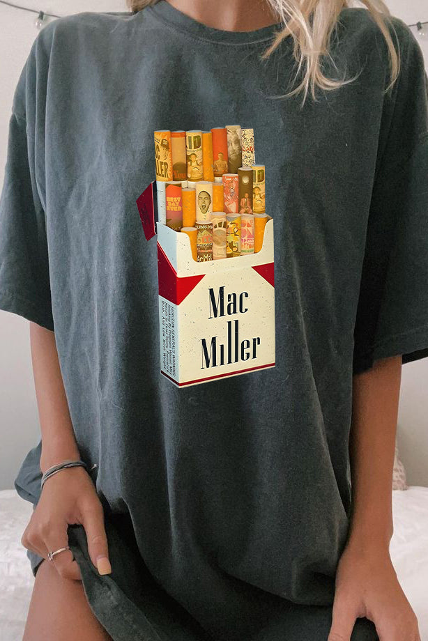 Mac Millers Pack Of Cigarettes Tee For Women