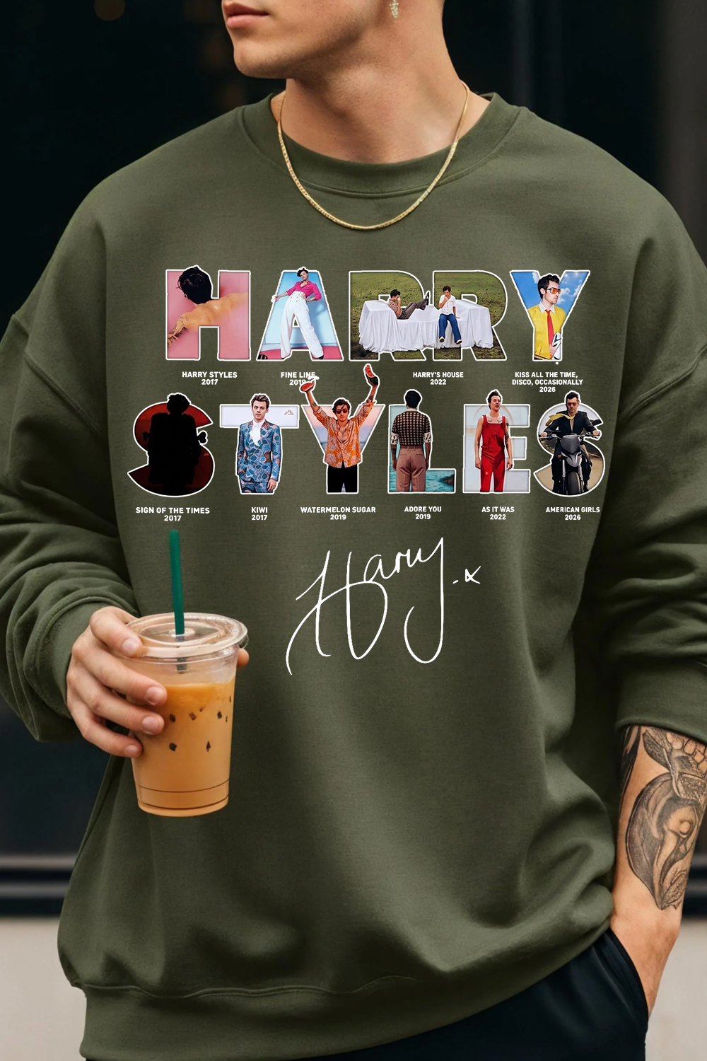 Harry Styles Fans Men's Sweatshirt