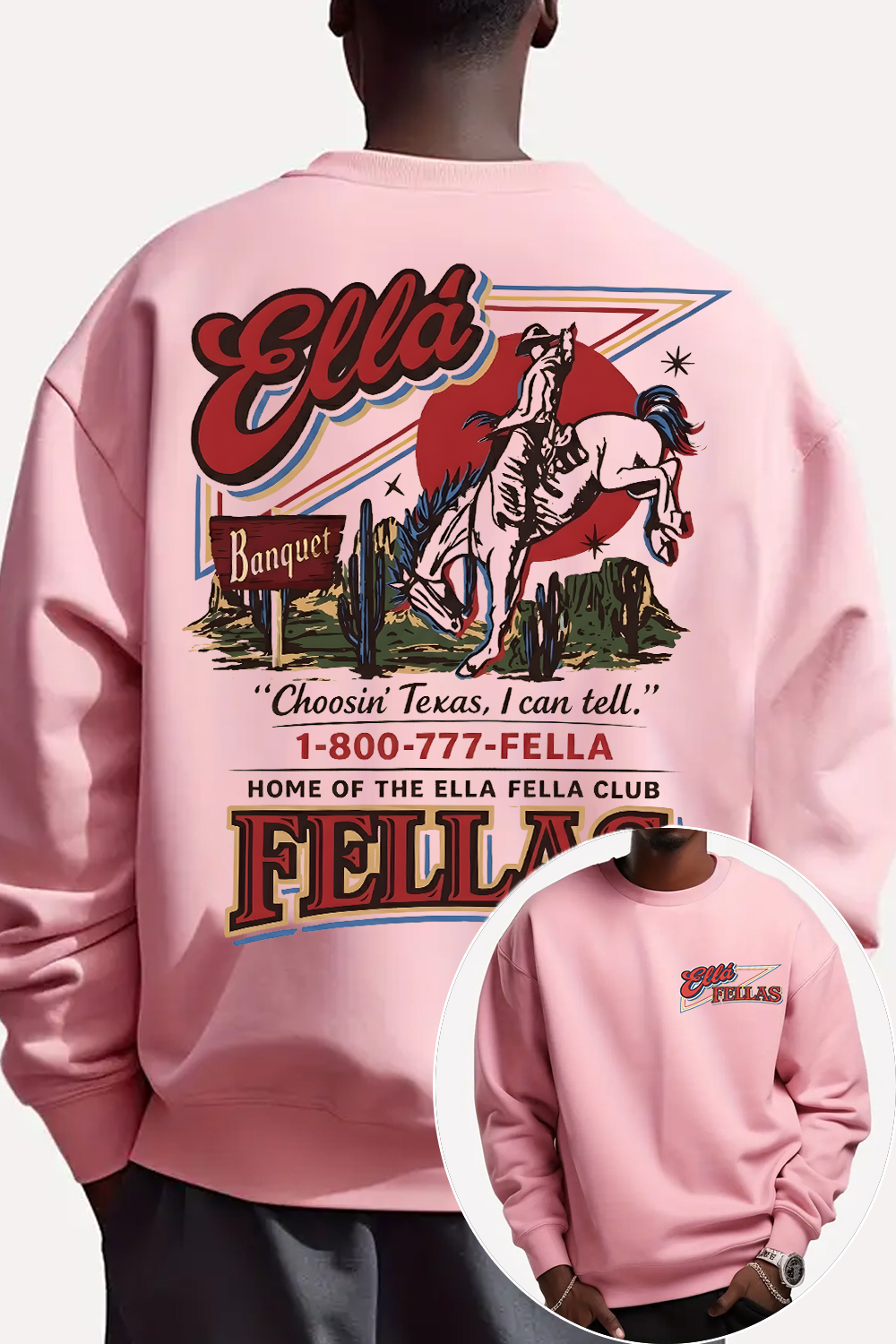 Ella Fella Club 2-Sided Sweatshirt