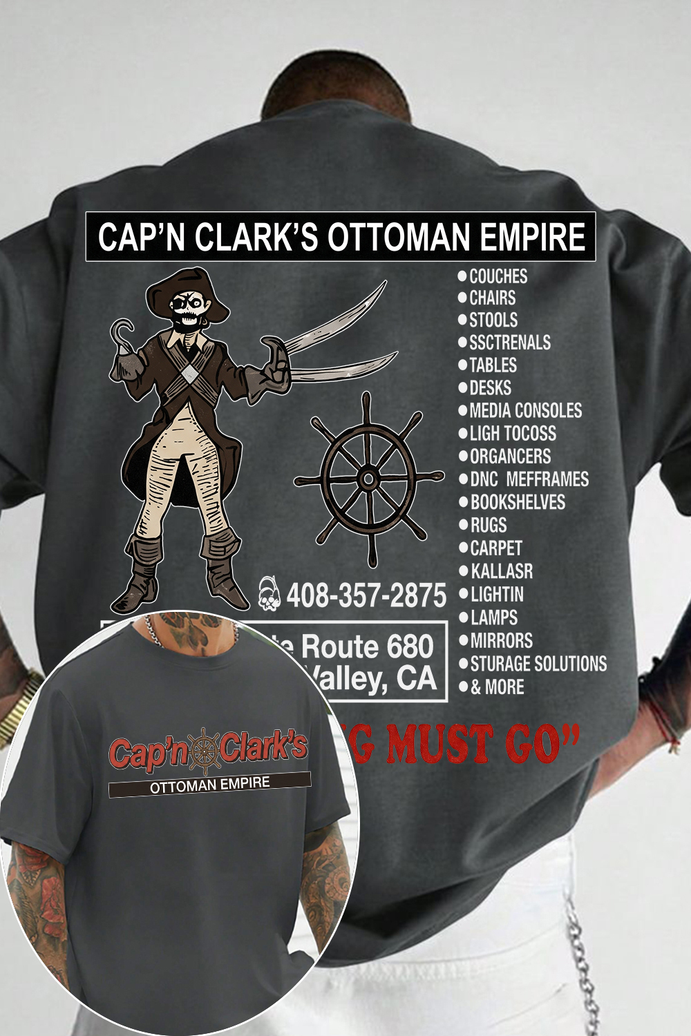 Retro Cap'n Clark’s Ottoman Empire Shirt