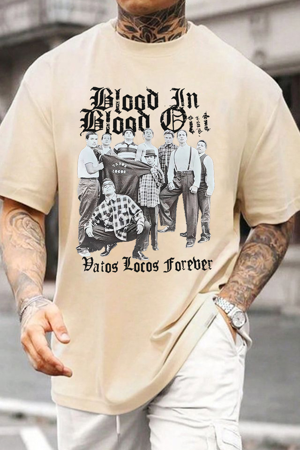 Blood in, blood out men T-shirt