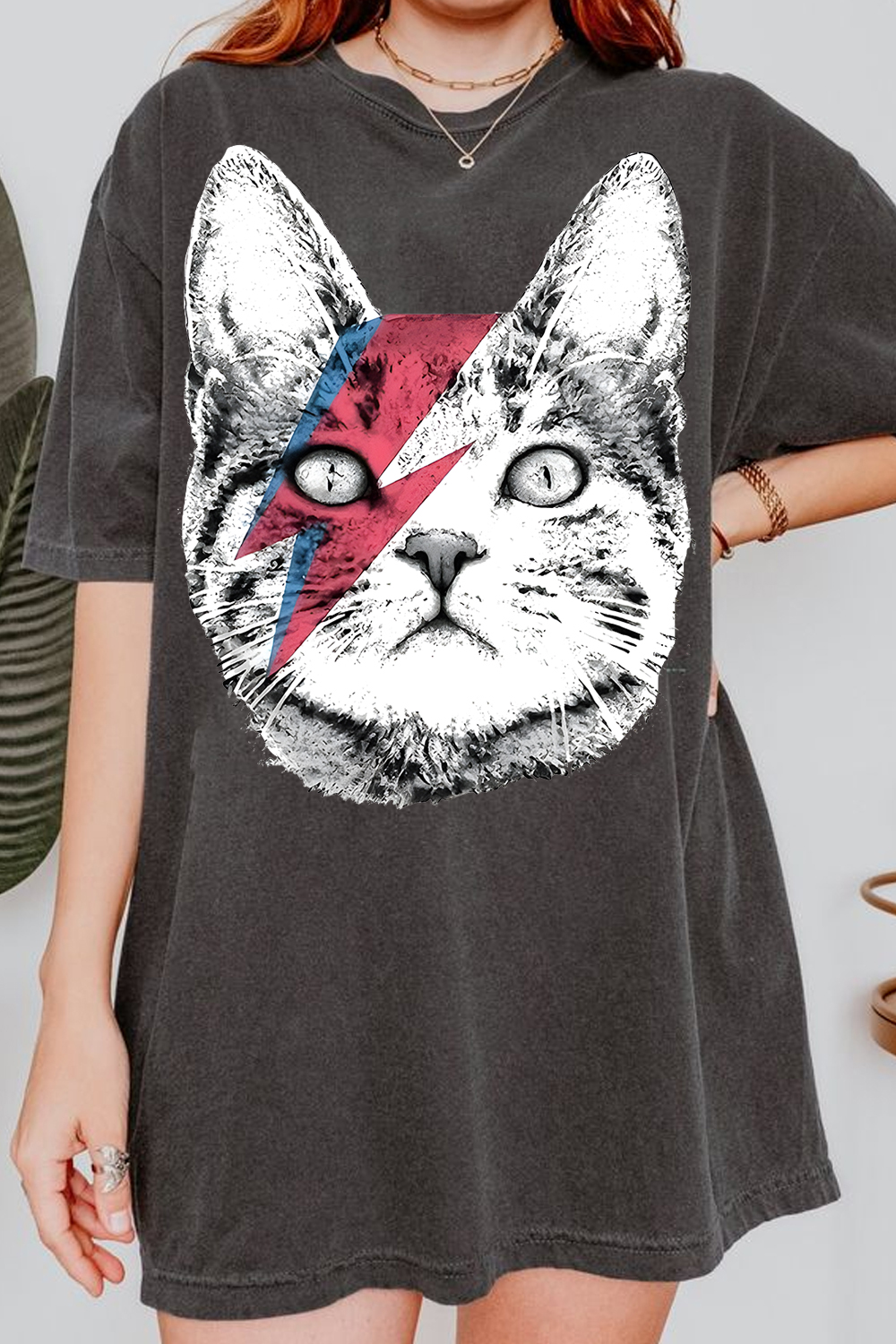 David Bowie Cat Women's Tee