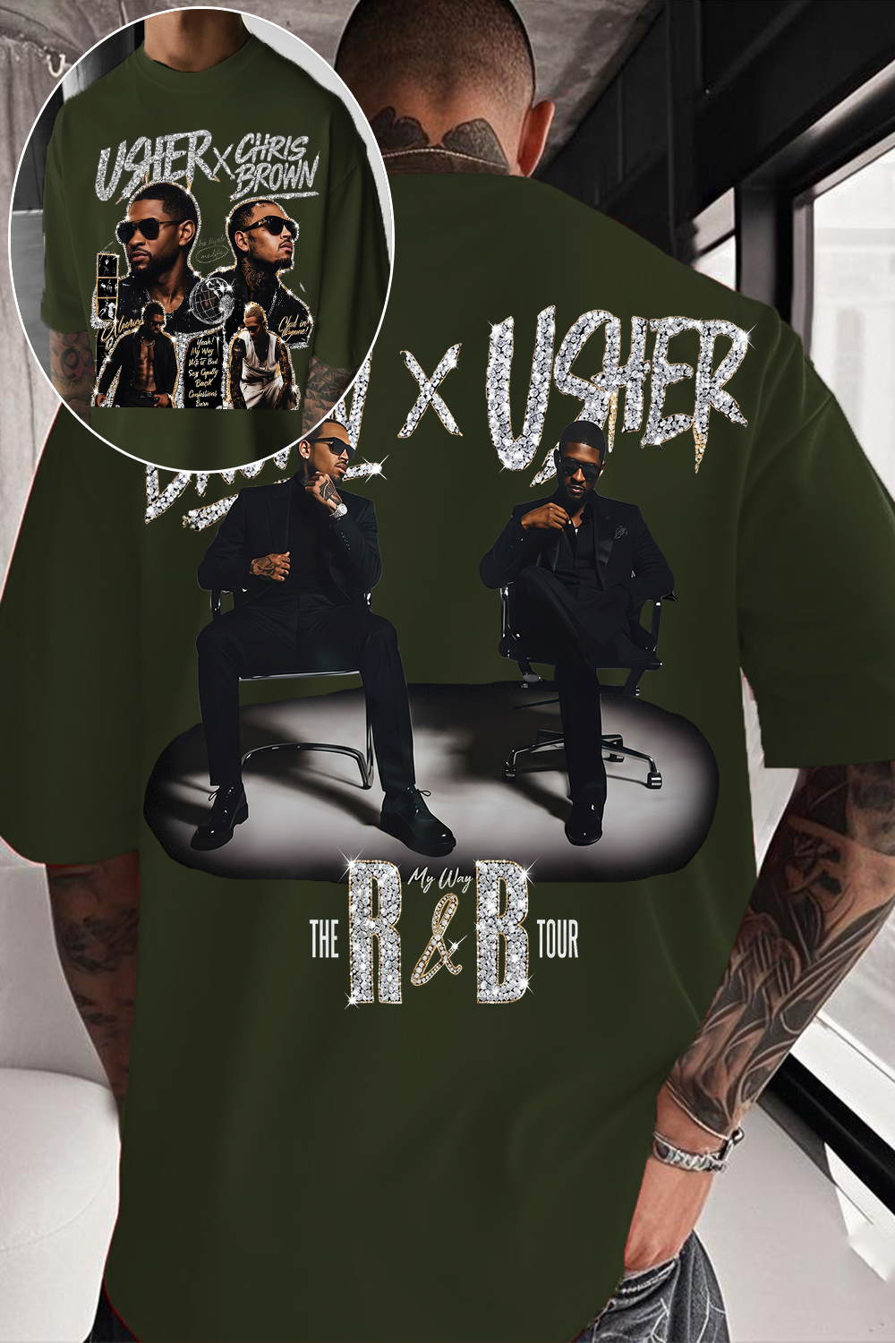 Chrisbrown & Usher Tee For Men