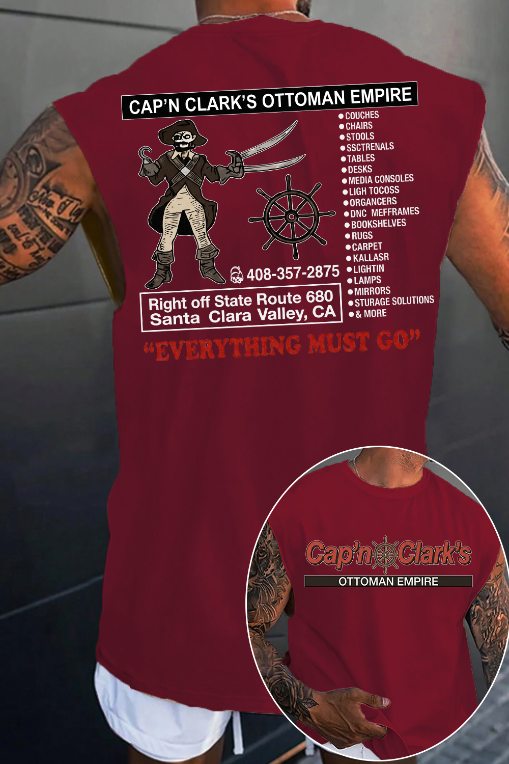 Retro Cap'n Clark’s Ottoman Empire Tank