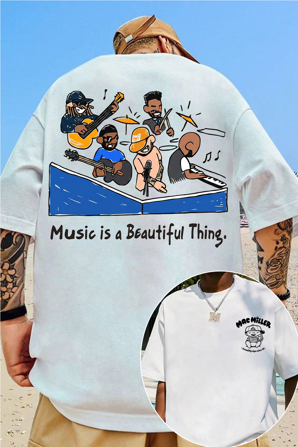 Mac Miller Music Fan's Tee For Men
