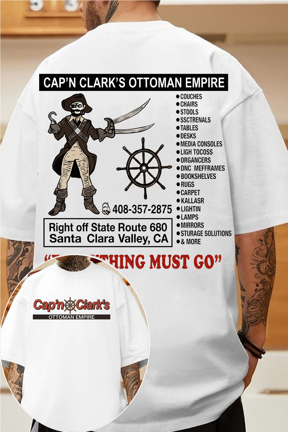 Retro Cap'n Clark’s Ottoman Empire Shirt