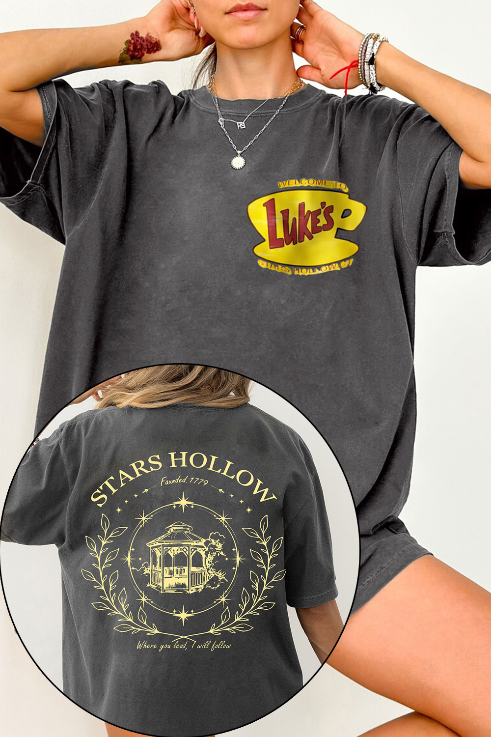 Stars Hollow Where You Lead I Will Follow Tee For Women