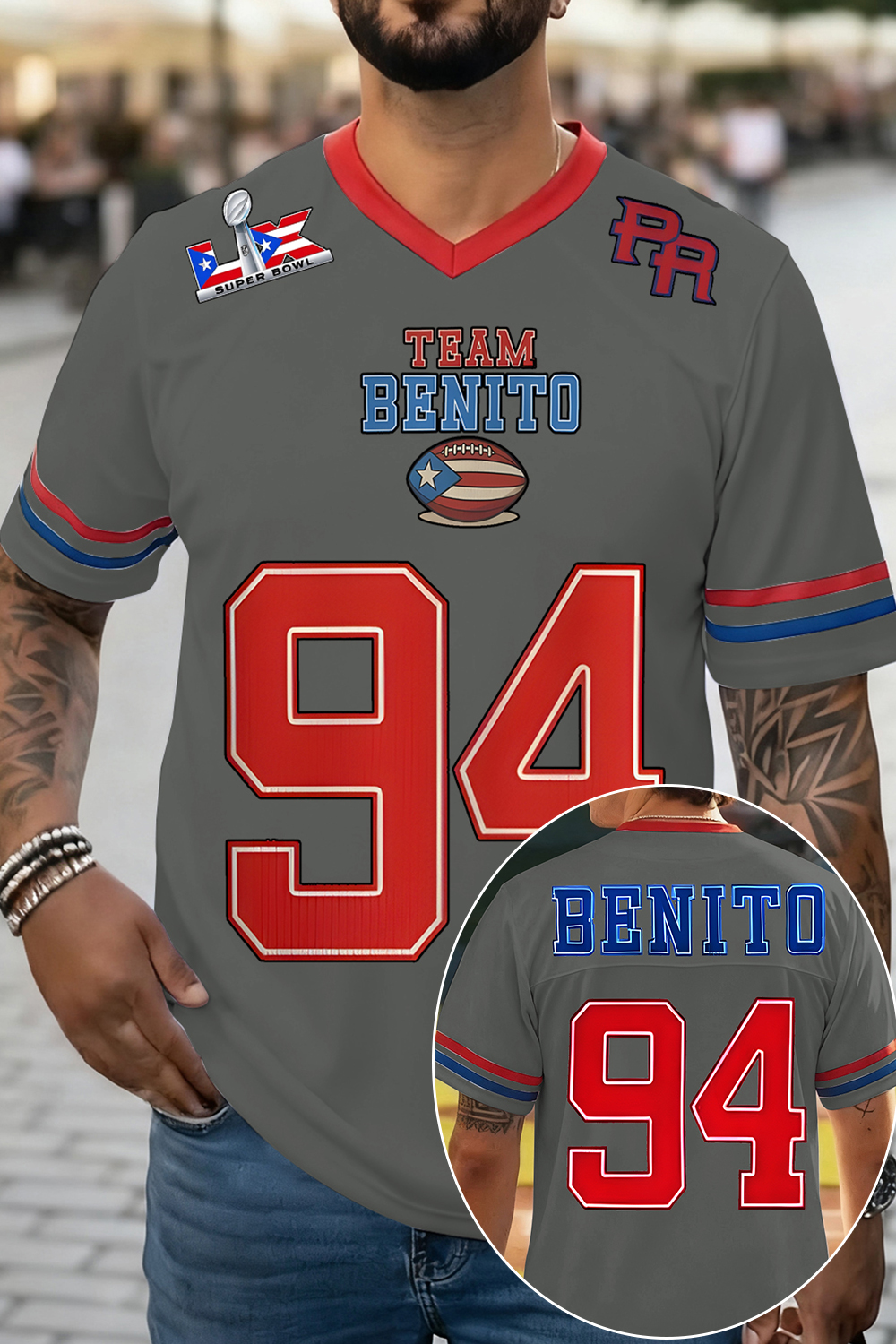 Cool Bunny Jersey for Breezy Bowl 2026 🔥Team Benito Football Jersey