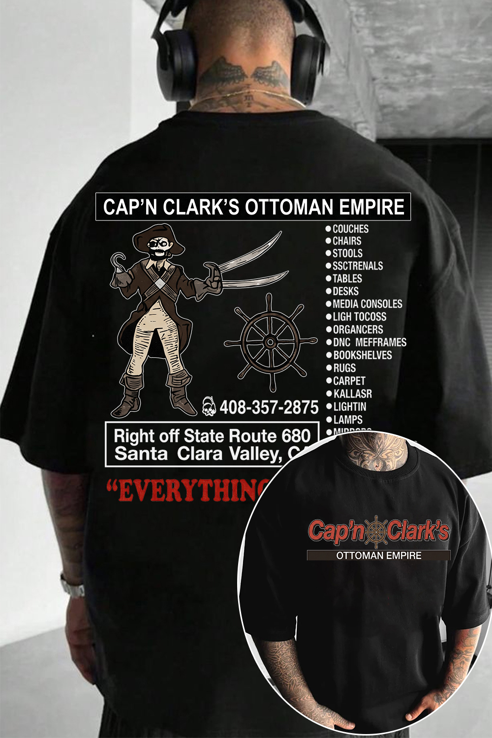 Retro Cap'n Clark’s Ottoman Empire Shirt