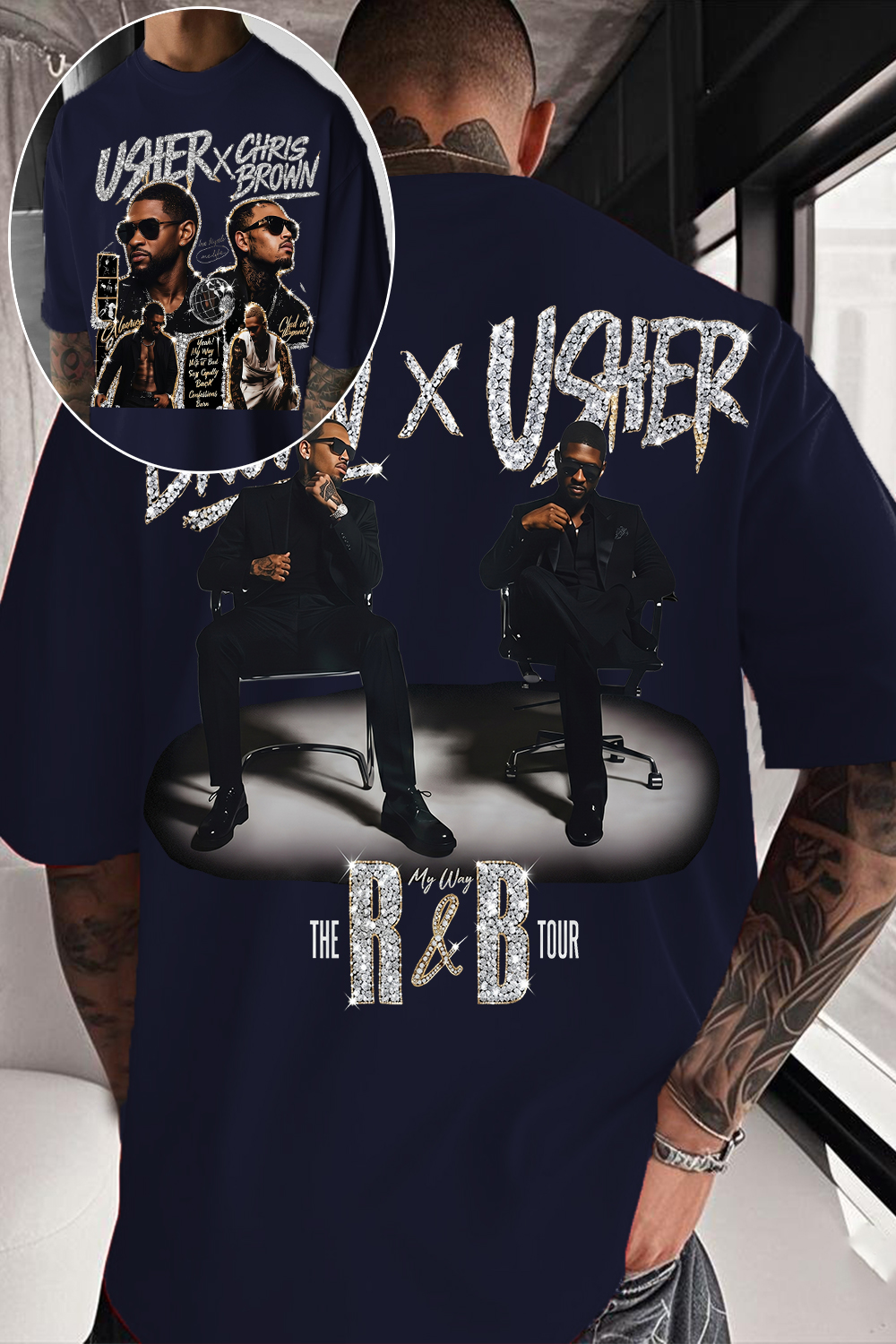 Chrisbrown & Usher Tee For Men