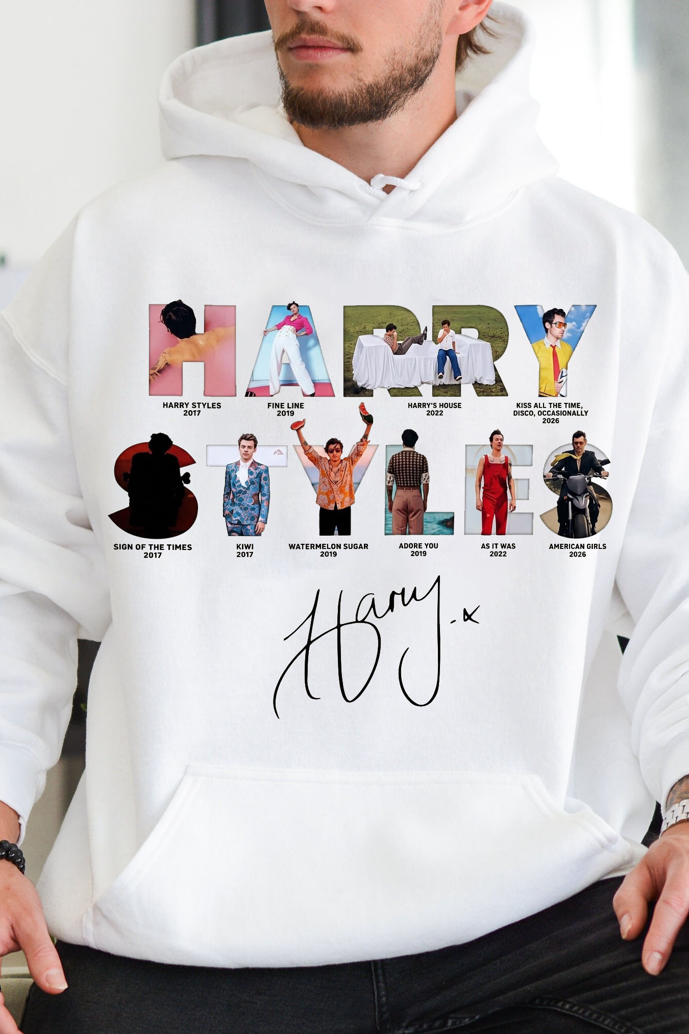 Harry Styles Fans Men's Hoodie