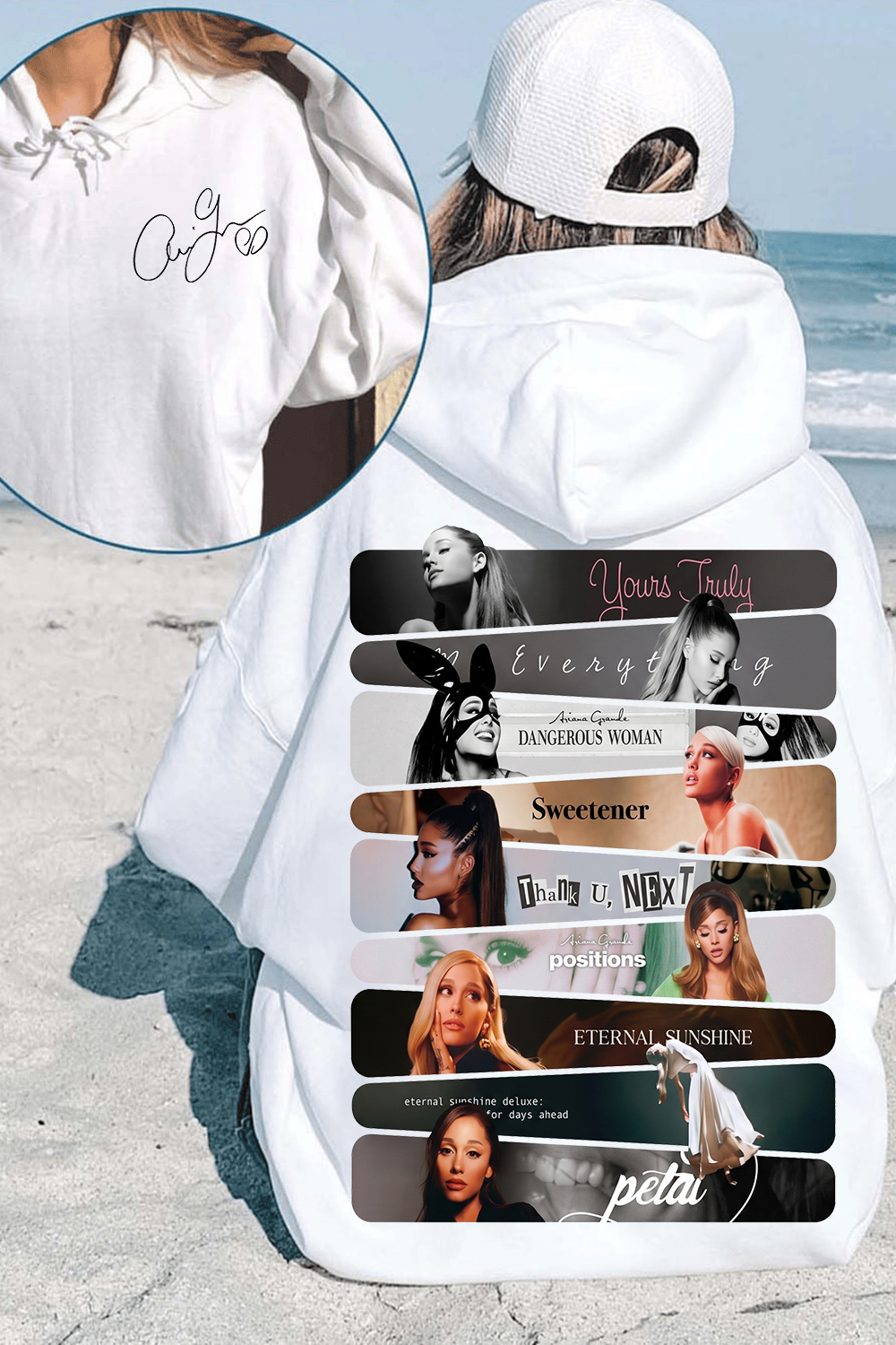 Ariana Grande 2-Sided Printed Hoodie