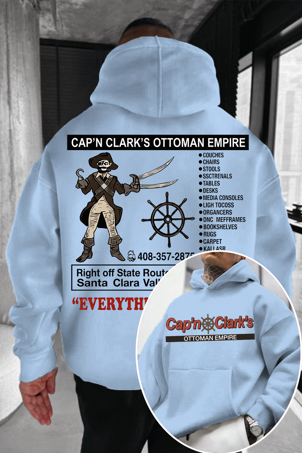 Retro Cap'n Clark’s Ottoman Empire Hoodie