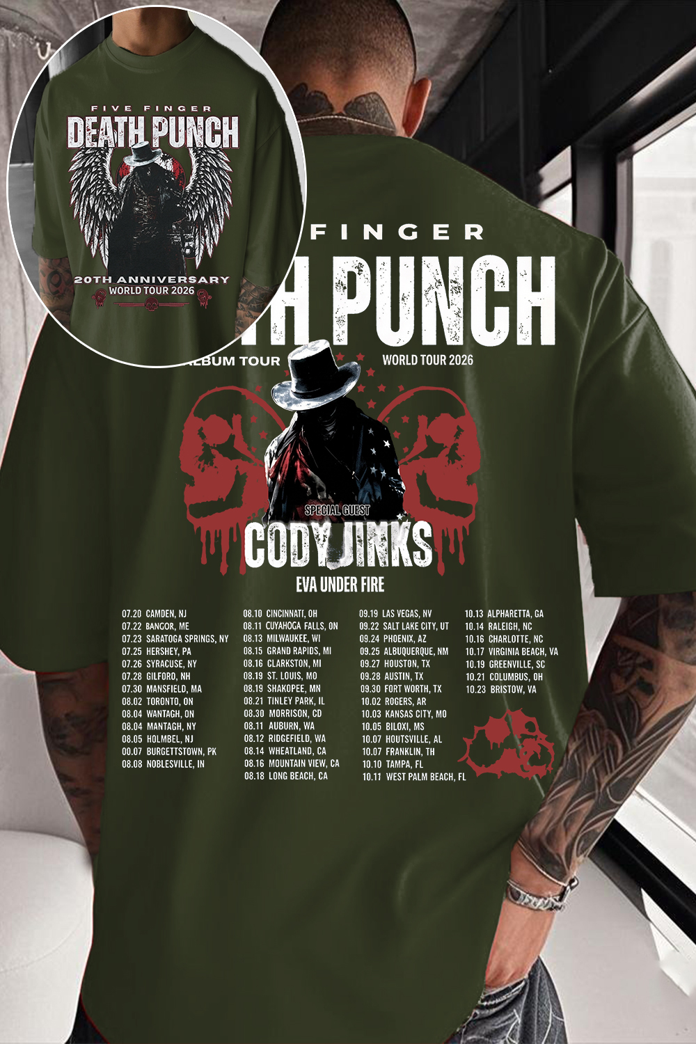 Five Finger Death Punch Tee
