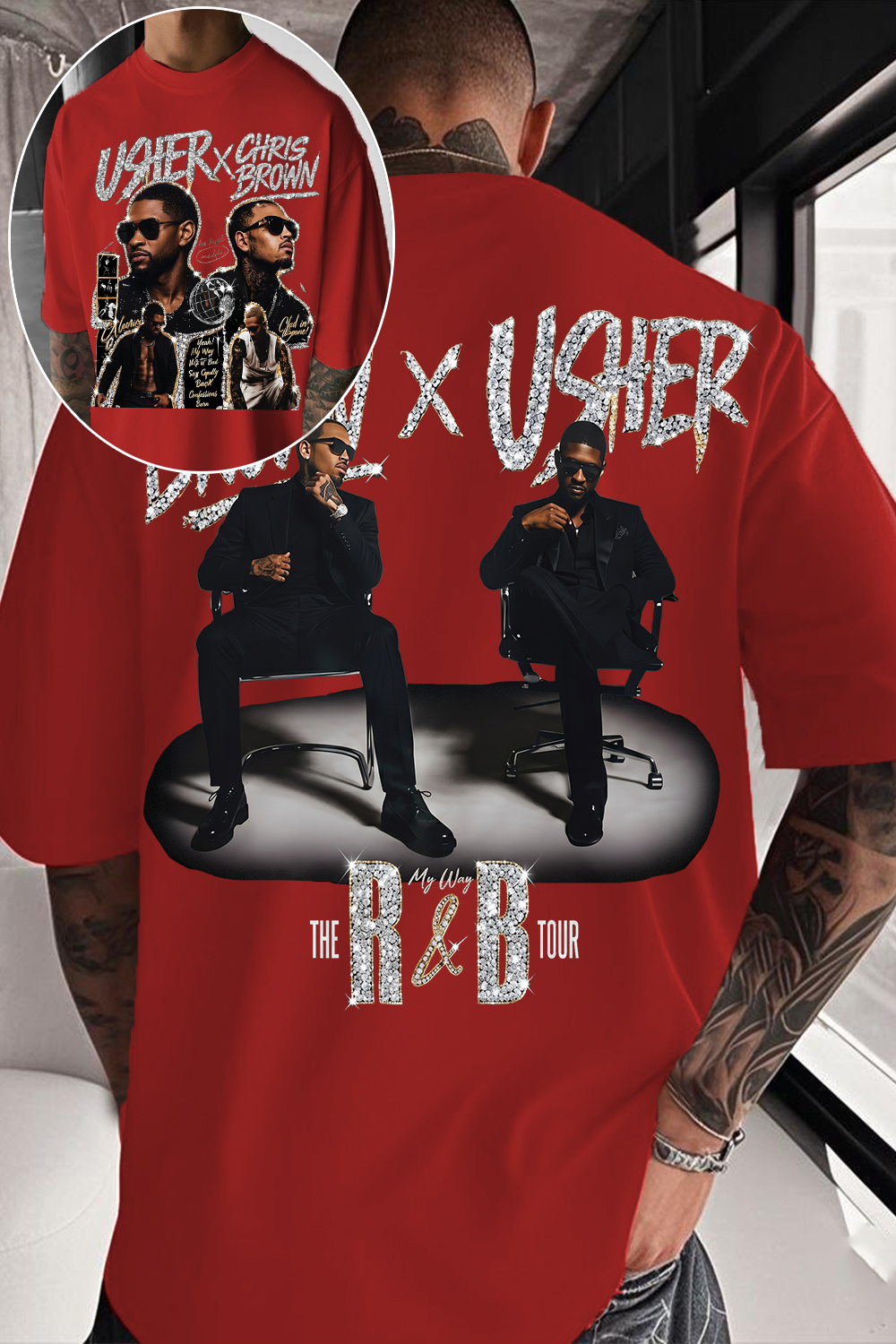 Chrisbrown & Usher Tee For Men