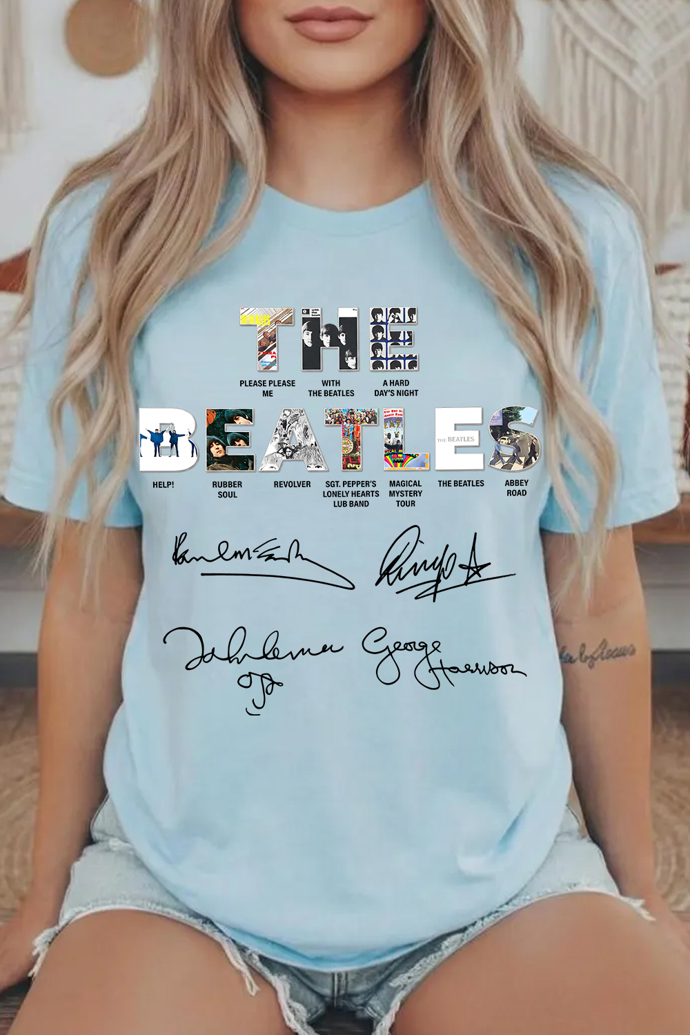 The Beatles ❤️ Tee For Women