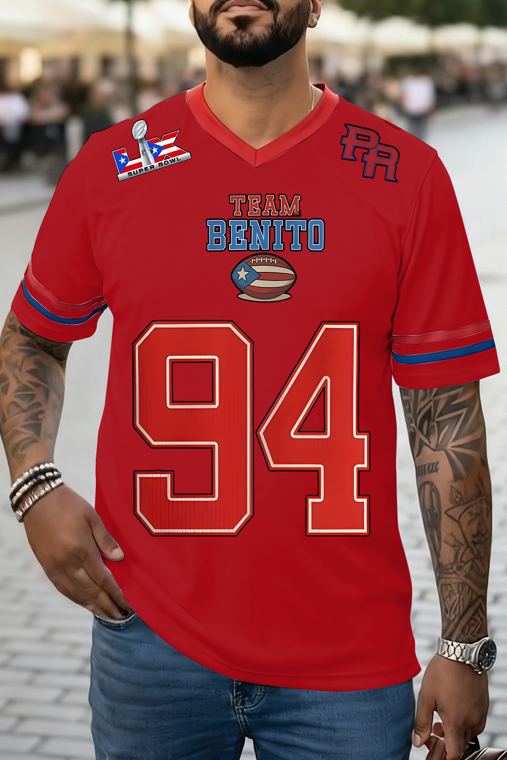 Cool Bunny Jersey for Breezy Bowl 2026 🔥Team Benito Football Jersey