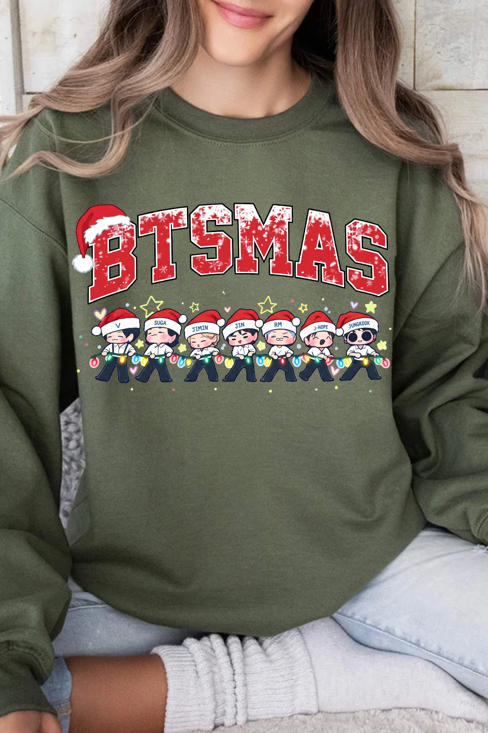 BTSMAS is OT7 🎄💜 Christmas sweatshirt