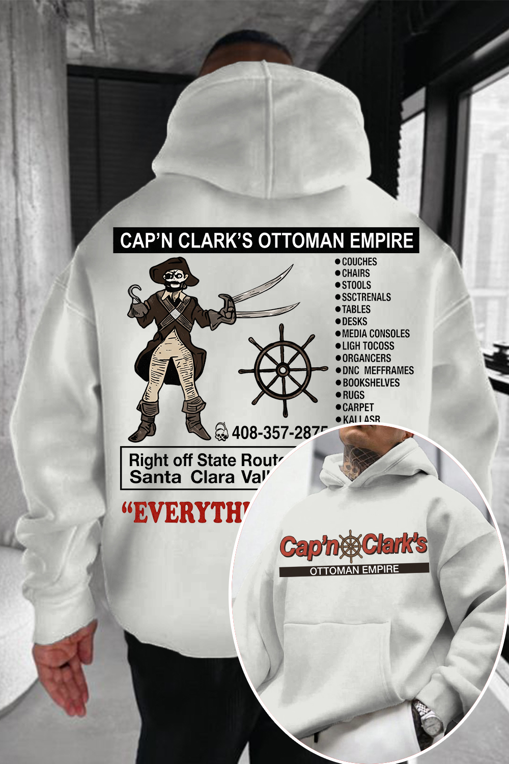 Retro Cap'n Clark’s Ottoman Empire Hoodie