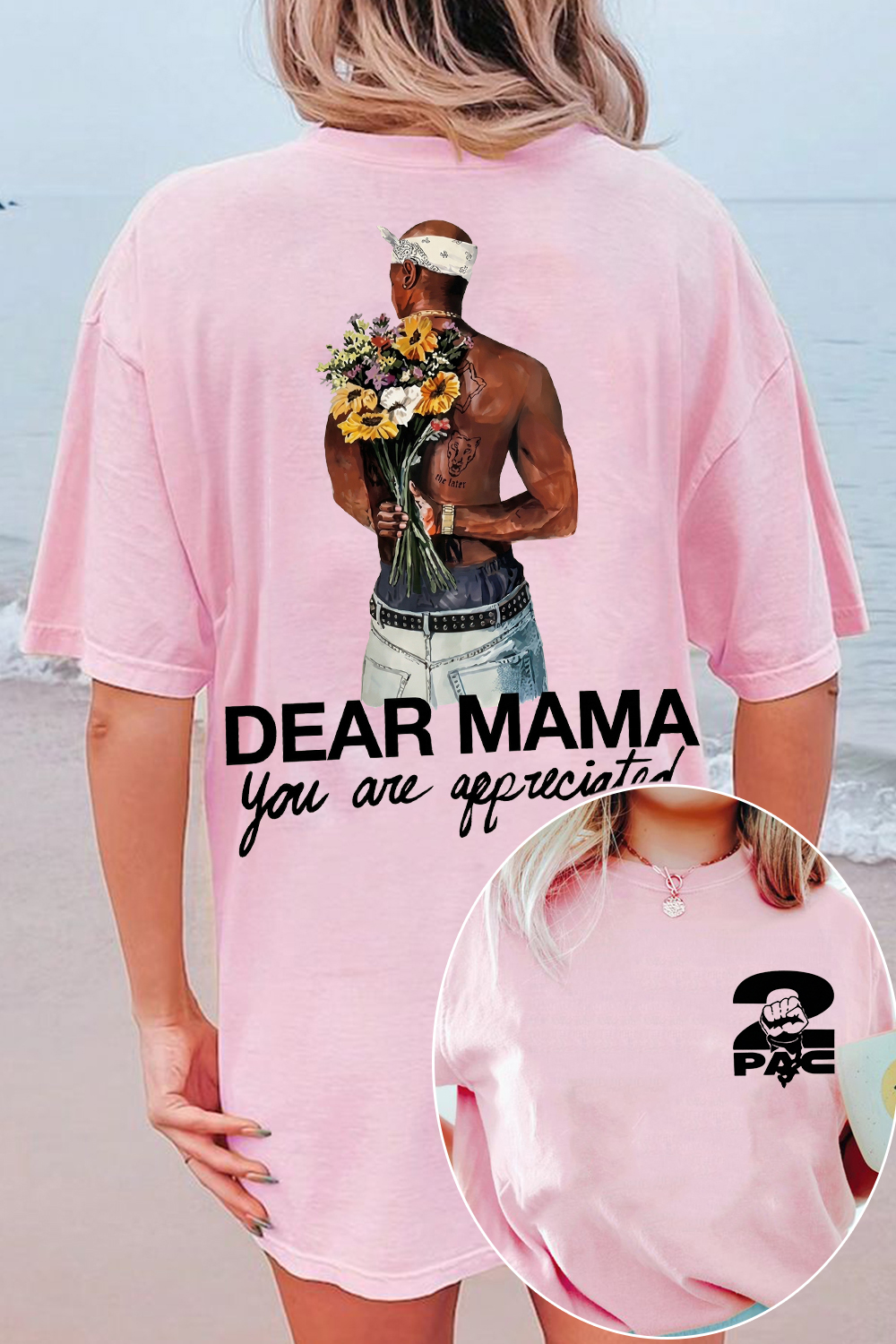 2pac Two-Sided Women Tee