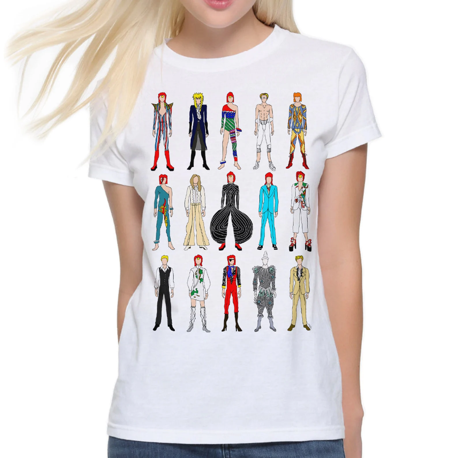 David Bowie Characters T-Shirt