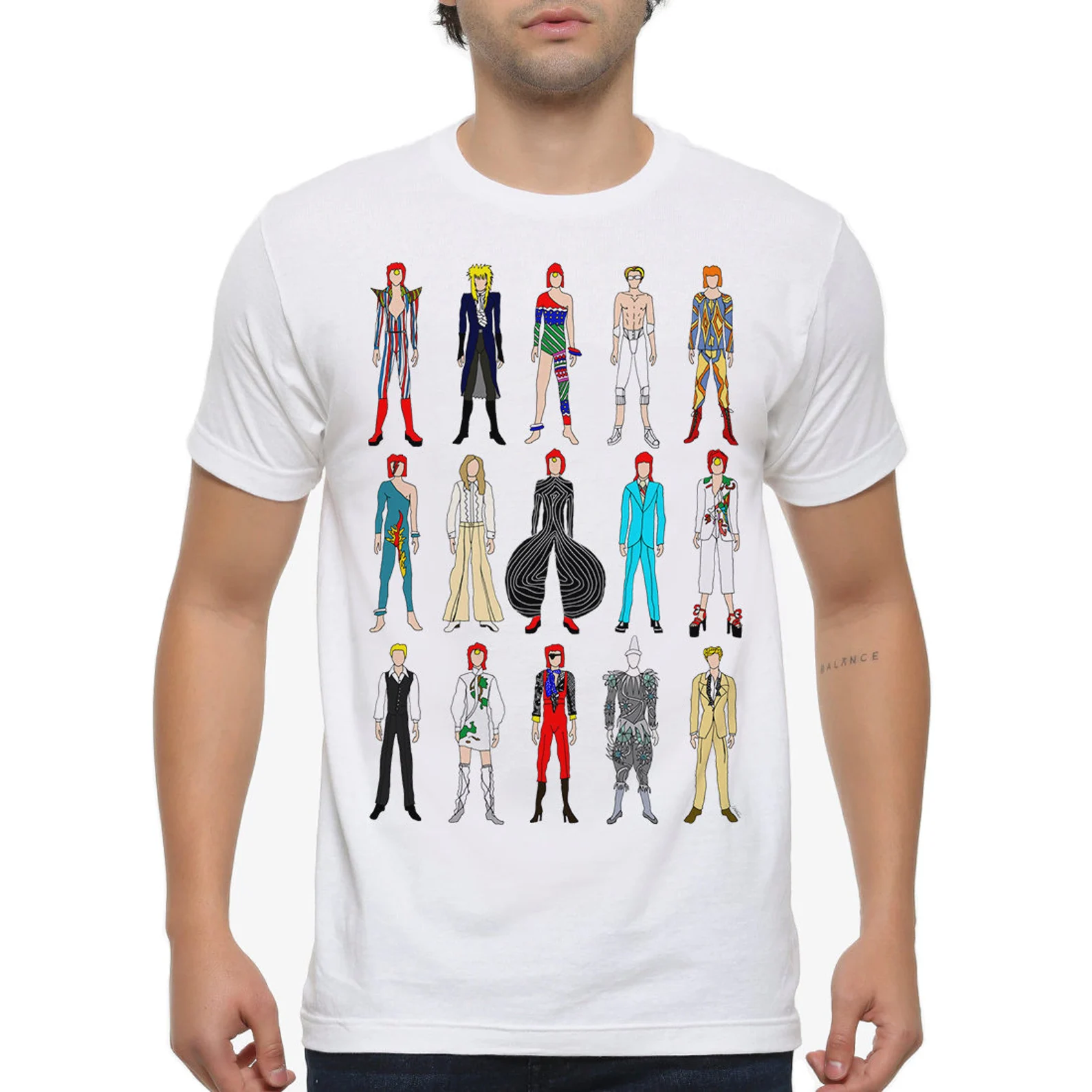 David Bowie Characters T-Shirt