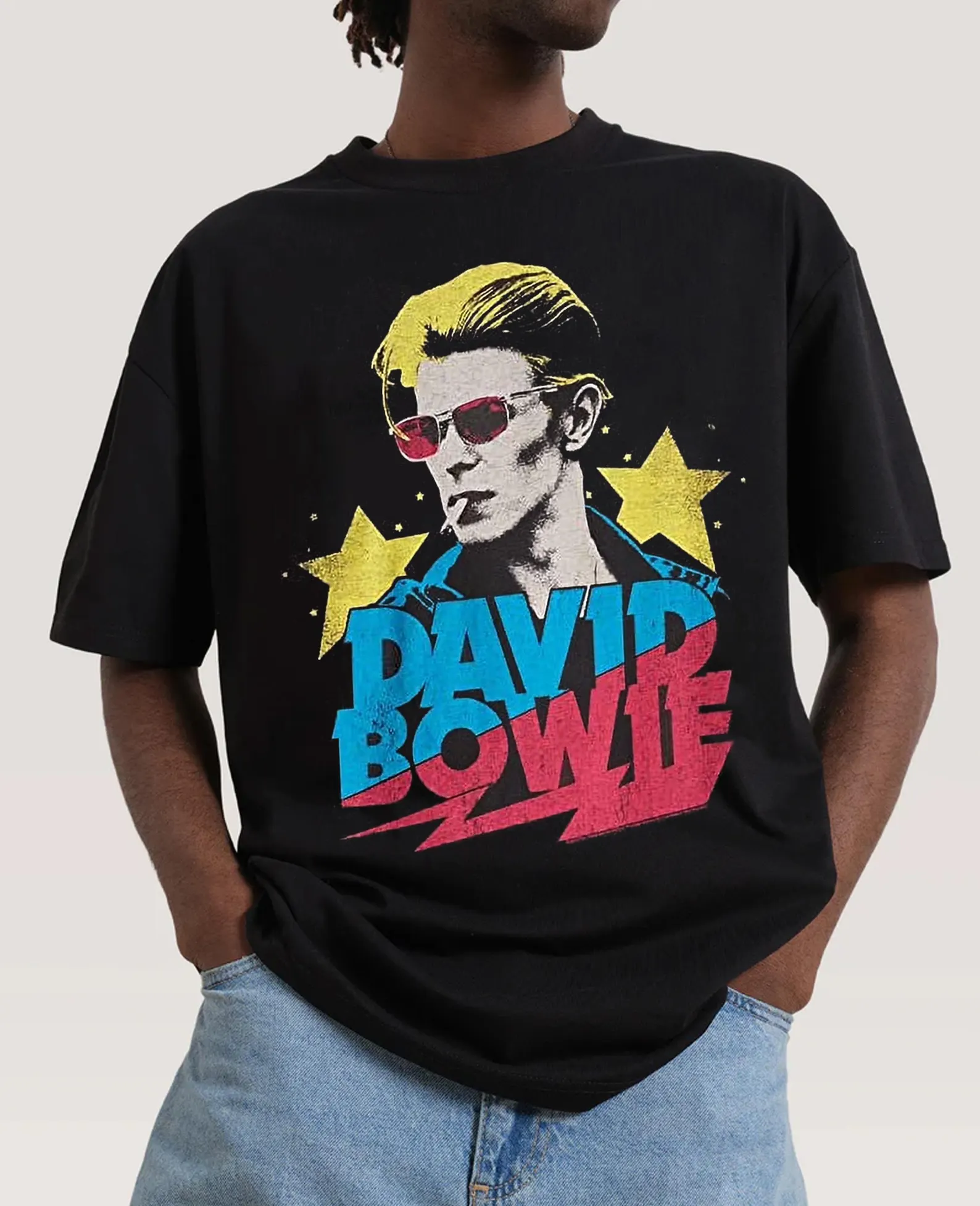 David Bowie Stars Vintage 70s tshirt