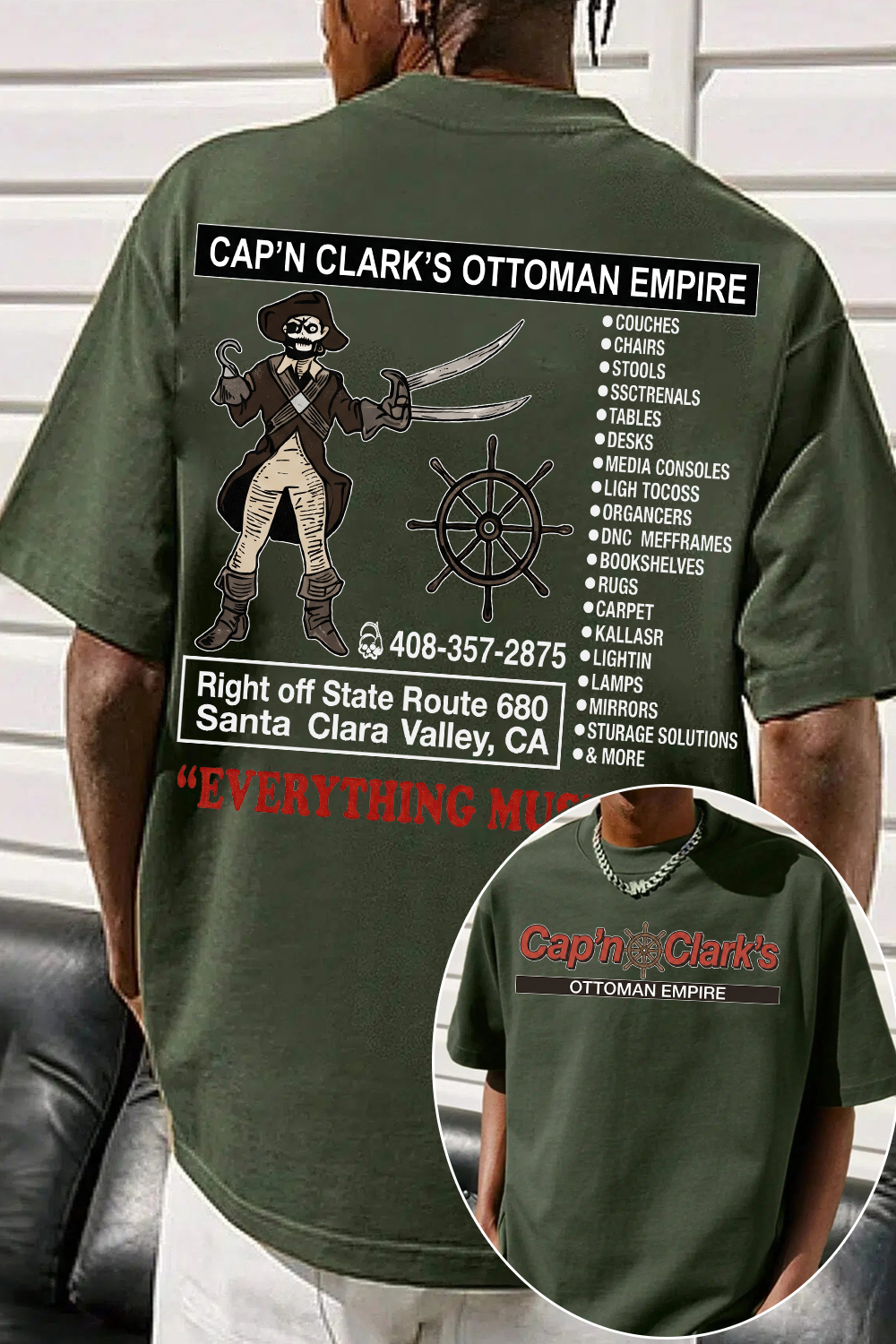 Retro Cap'n Clark’s Ottoman Empire Shirt