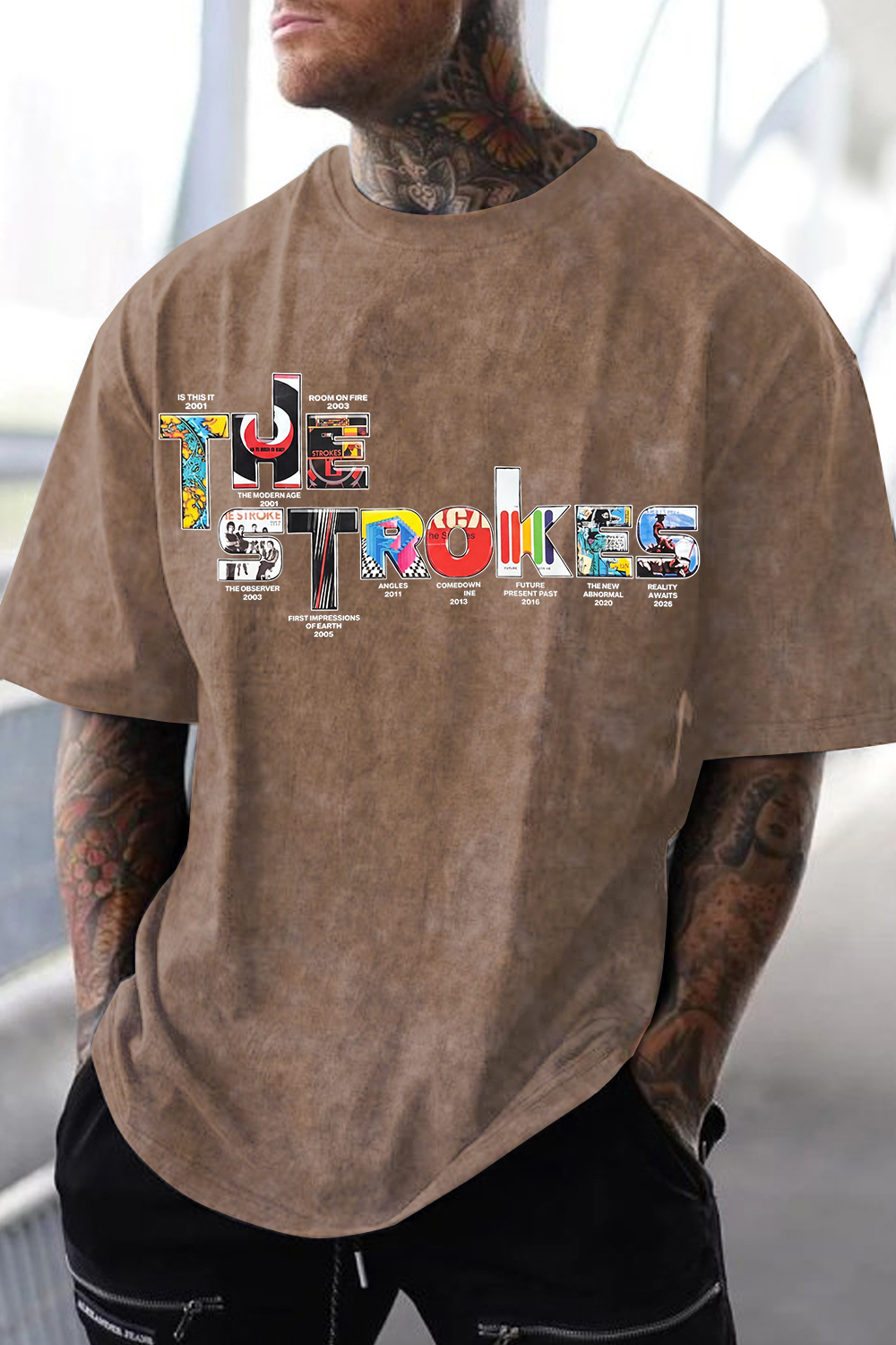 The Strokes’S Fan Washed Cotton Shirt