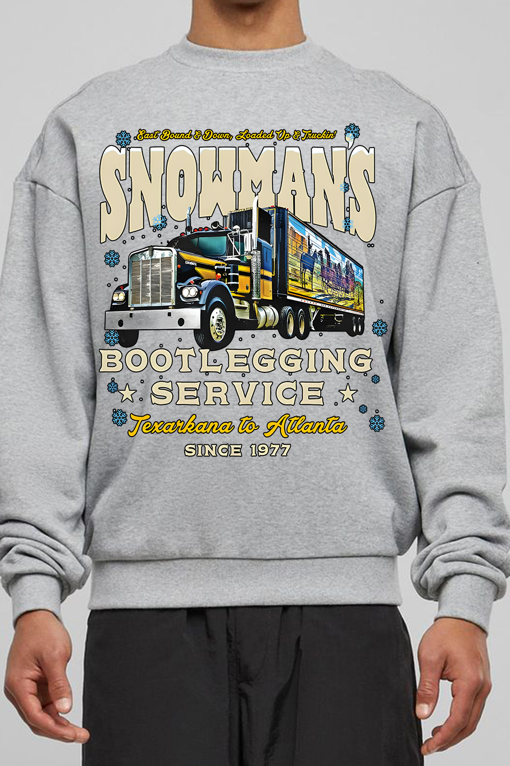 Christmas Smokey and the Bandit Men Sweatshirt