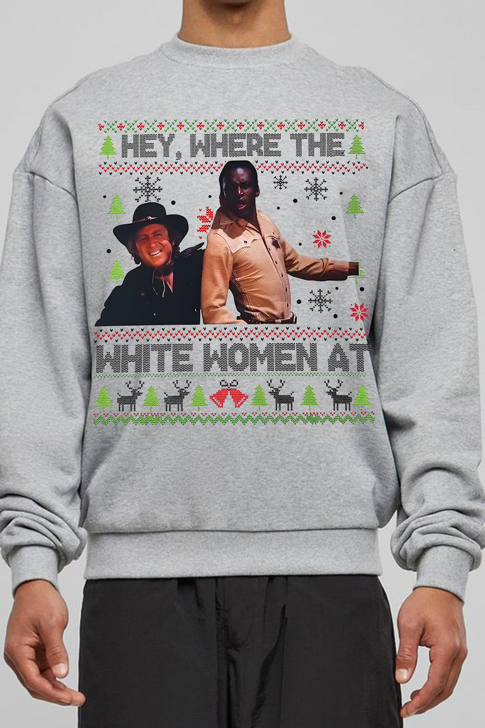 Blazing Saddles Christmas Ugly Sweatshirt