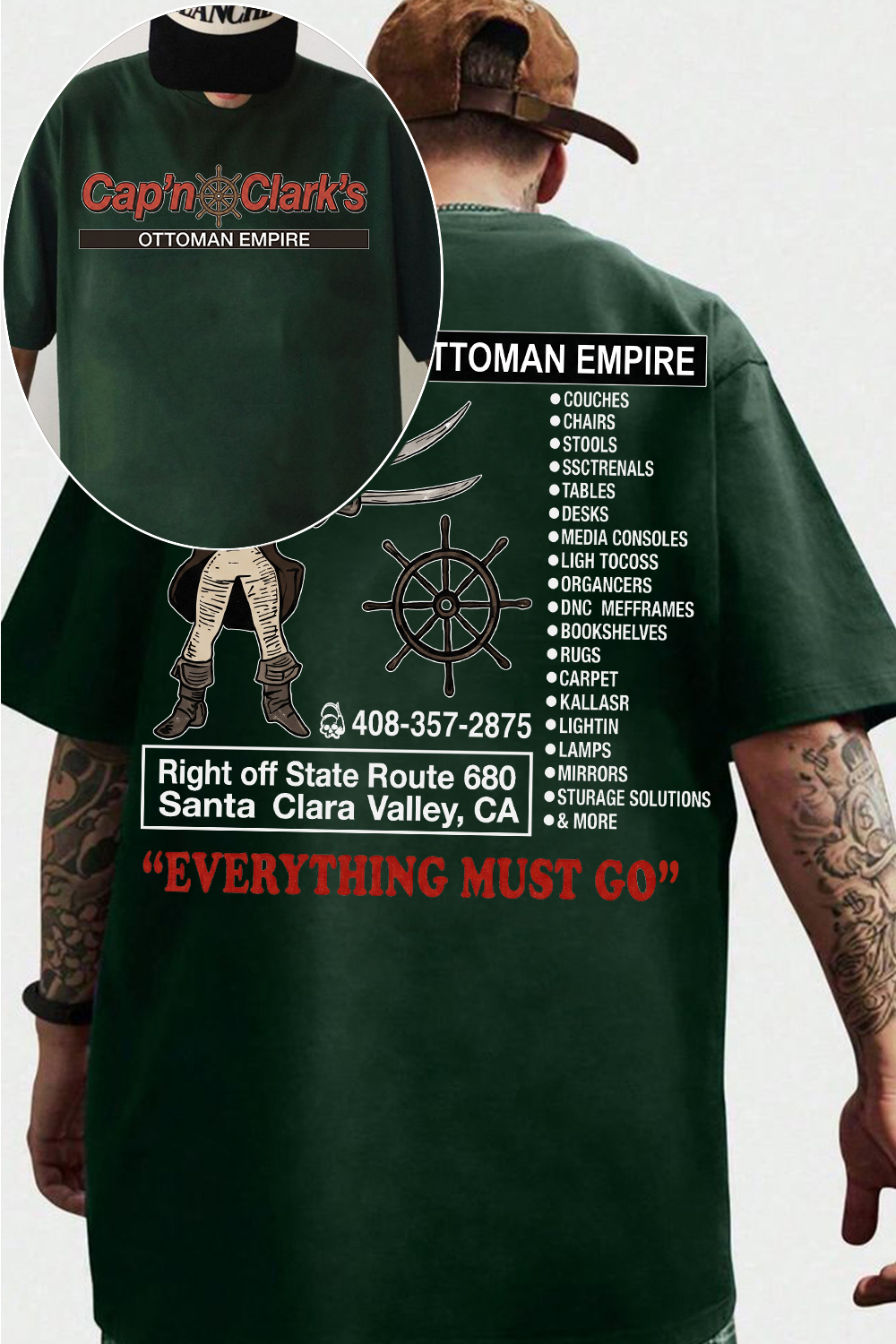 Retro Cap'n Clark’s Ottoman Empire Shirt