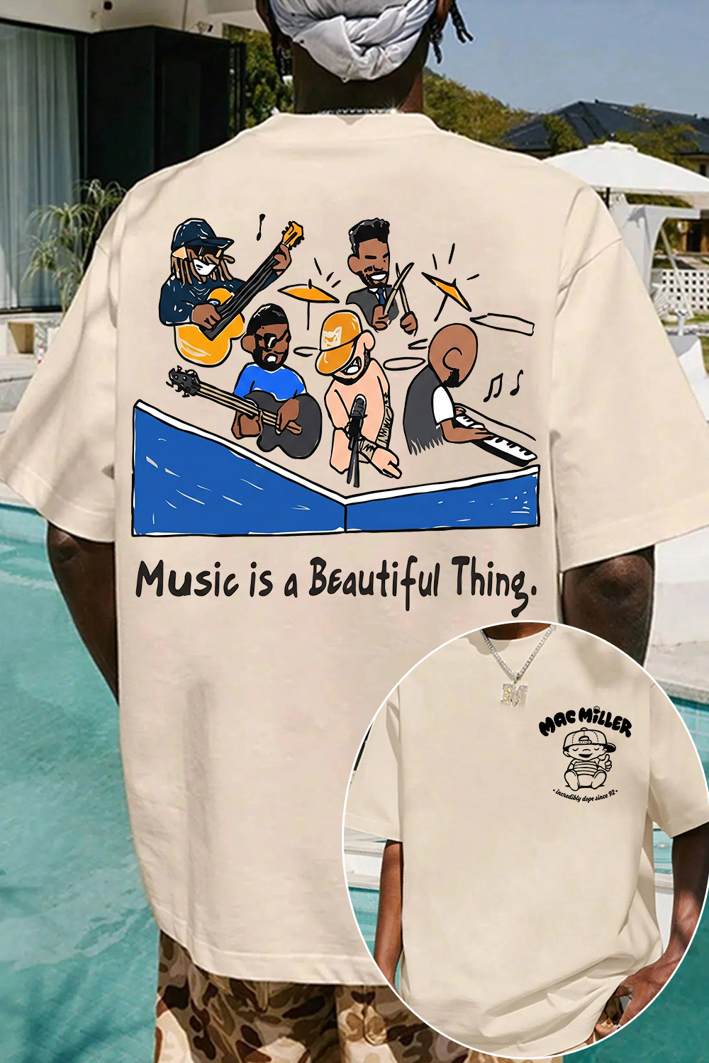 Mac Miller Music Fan's Tee For Men