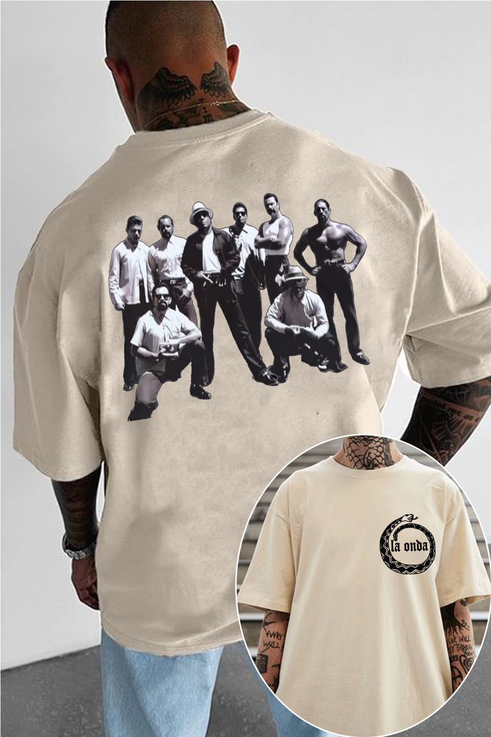 LaOnda 2-sided printed T-shirt