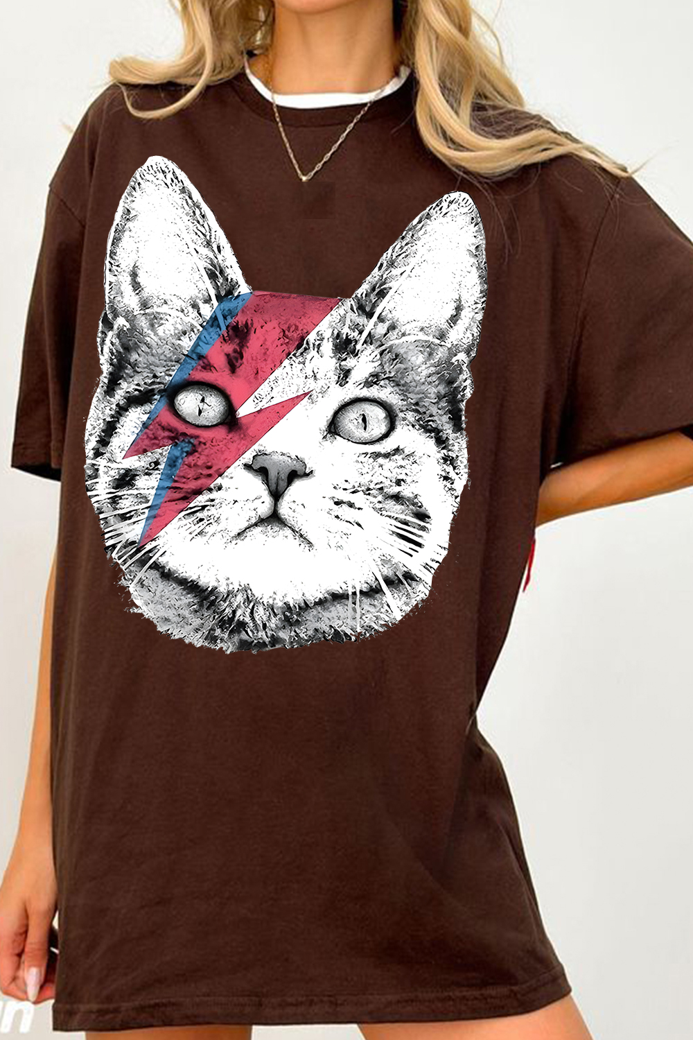 David Bowie Cat Women's Tee