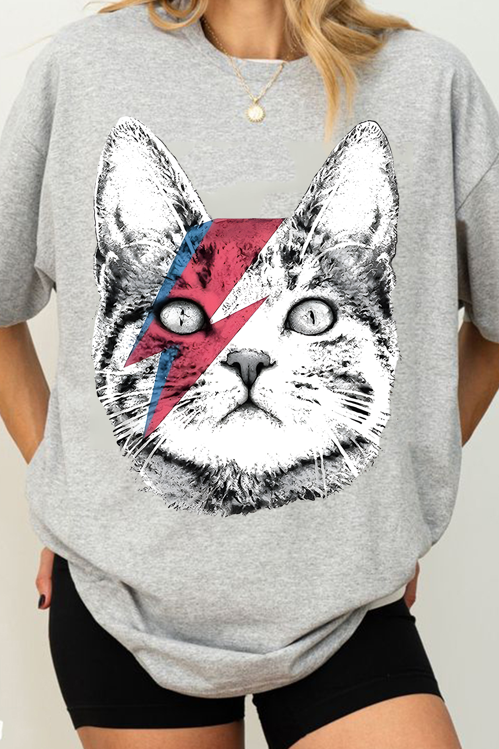 David Bowie Cat Women's Tee