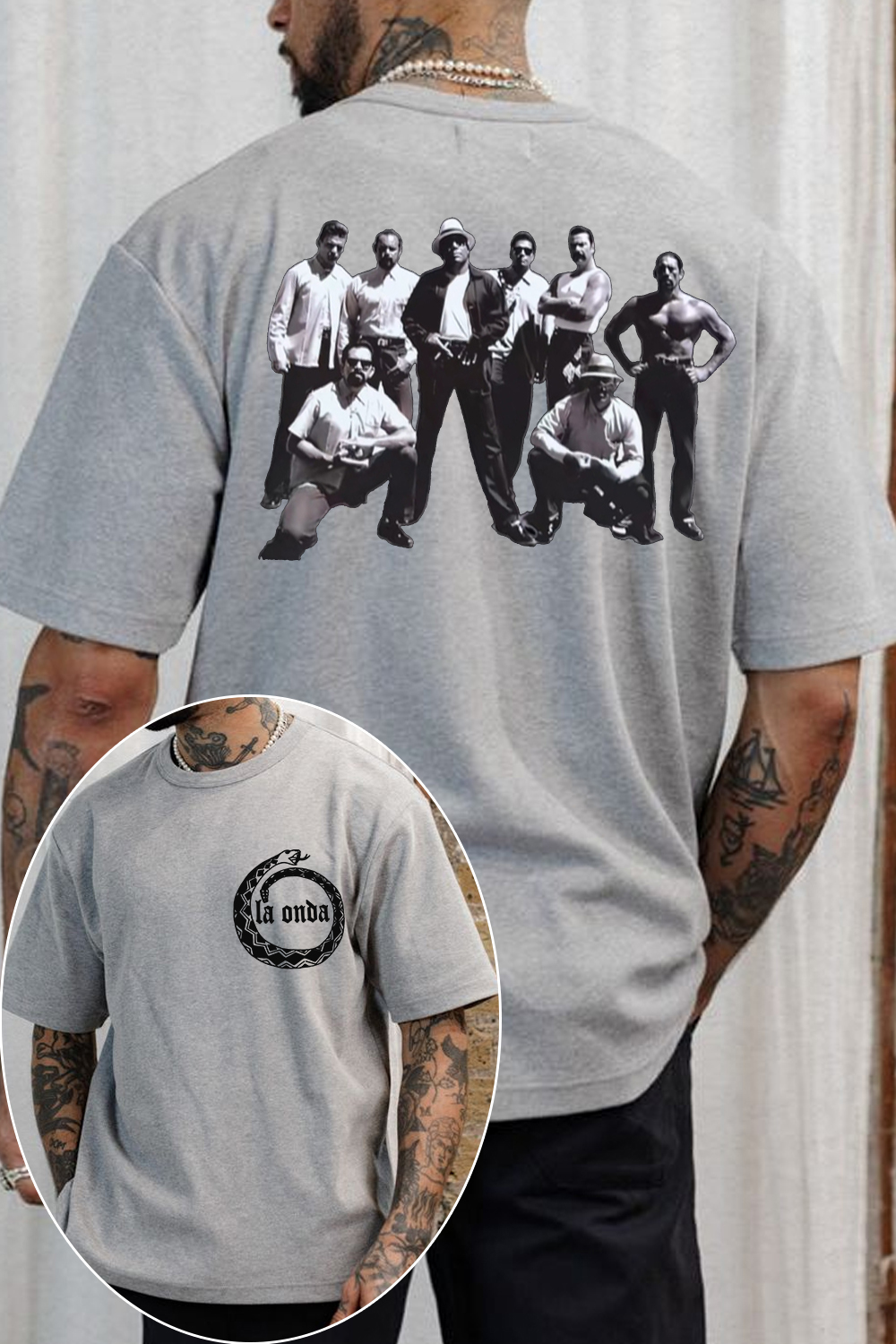 LaOnda 2-sided printed T-shirt