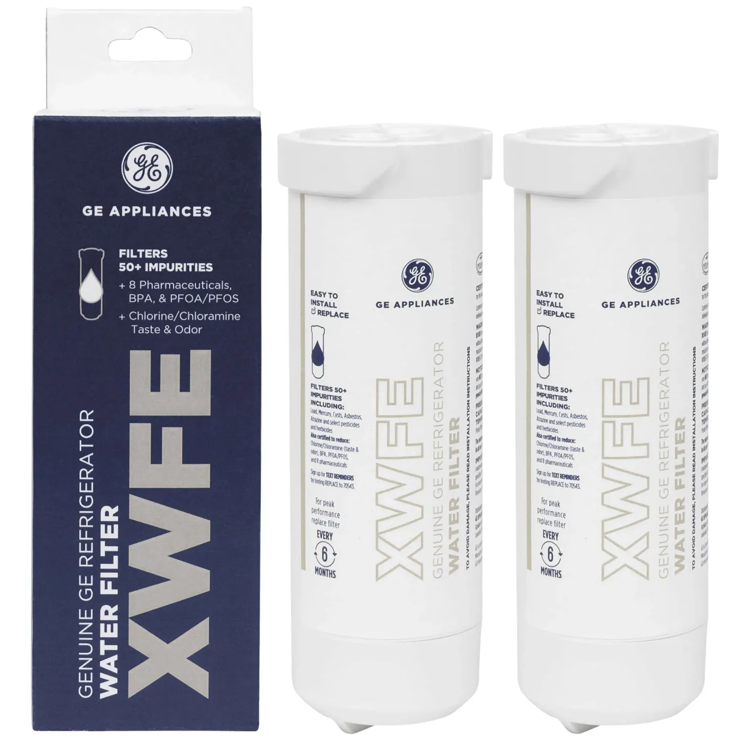 GE XWFE refrigerator water filter - White