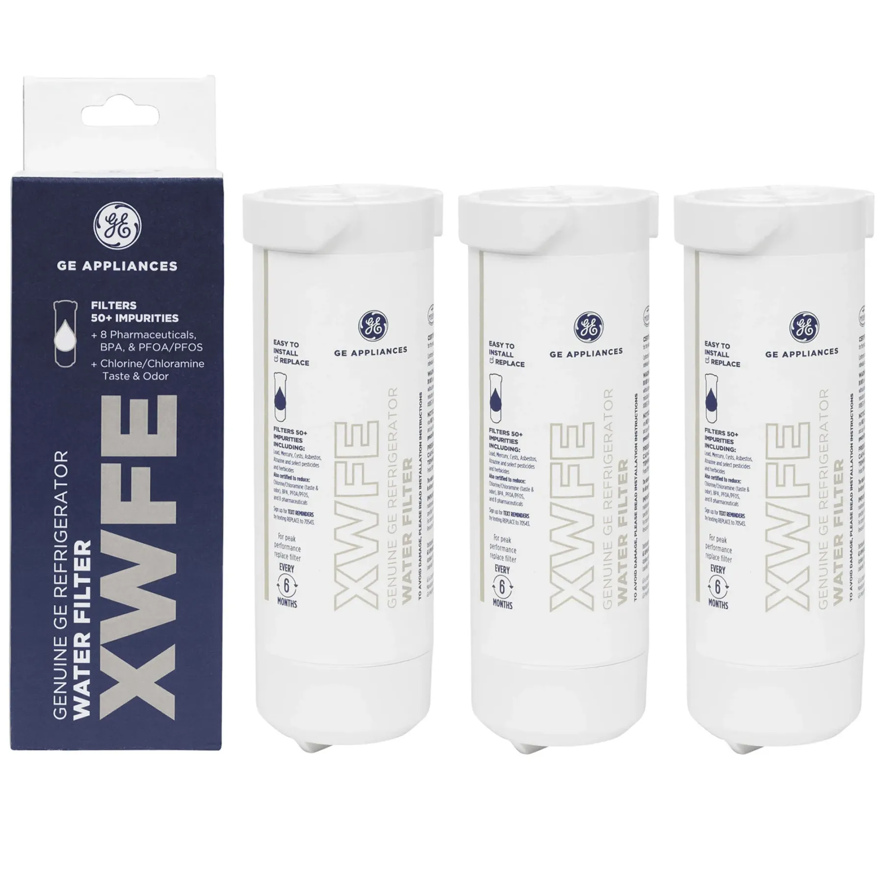 GE XWFE refrigerator water filter - White