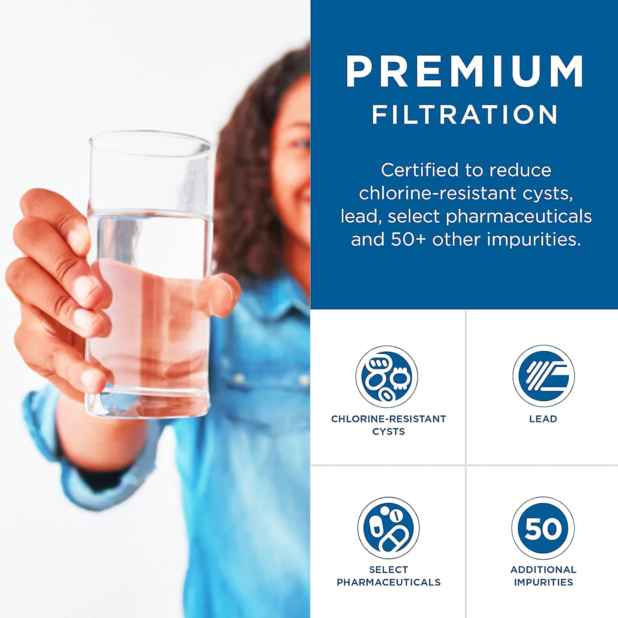 GE XWFE refrigerator water filter - White