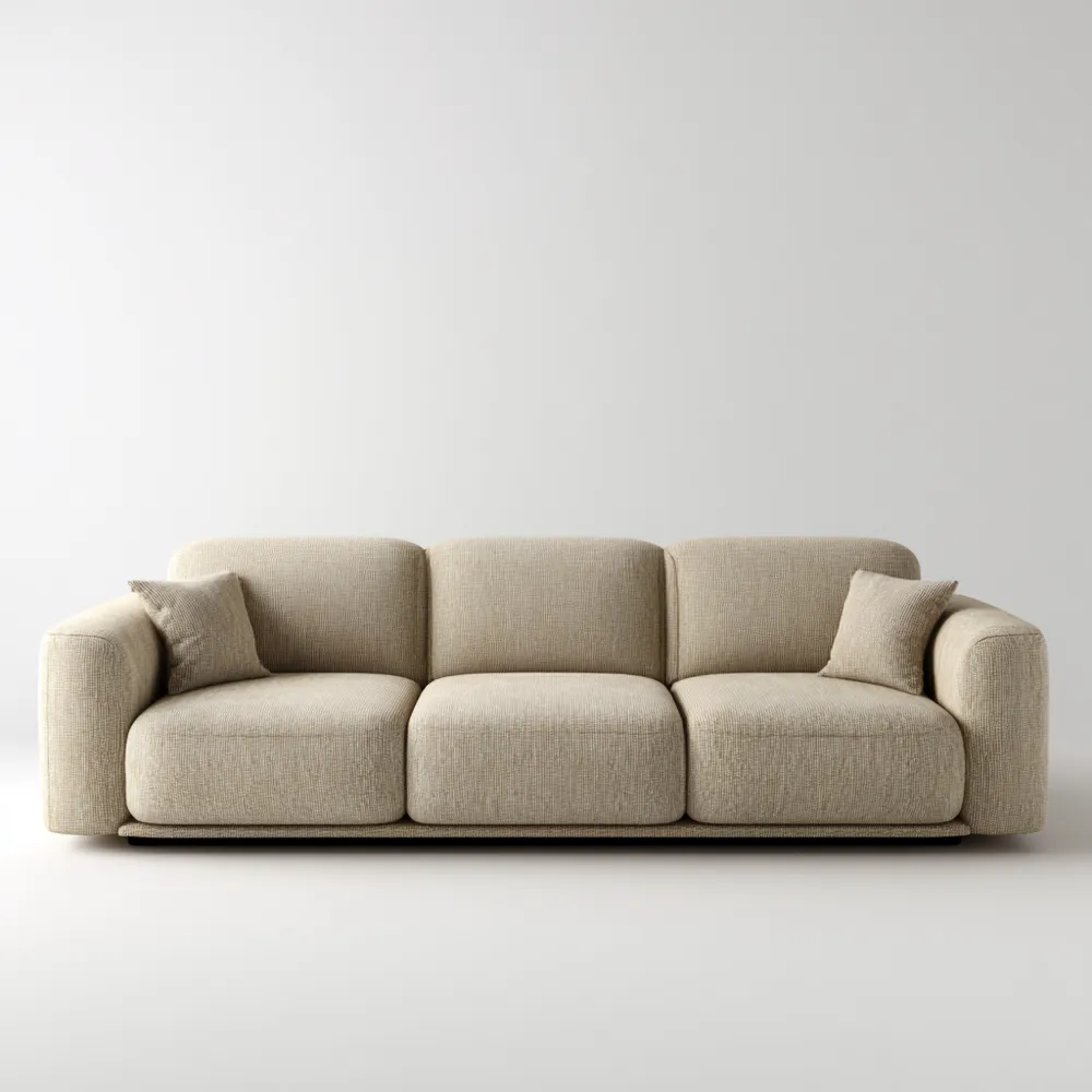 3-Sitzer-Sofa 220x90x75 cm – Beige – Modernes Design-Modernivio