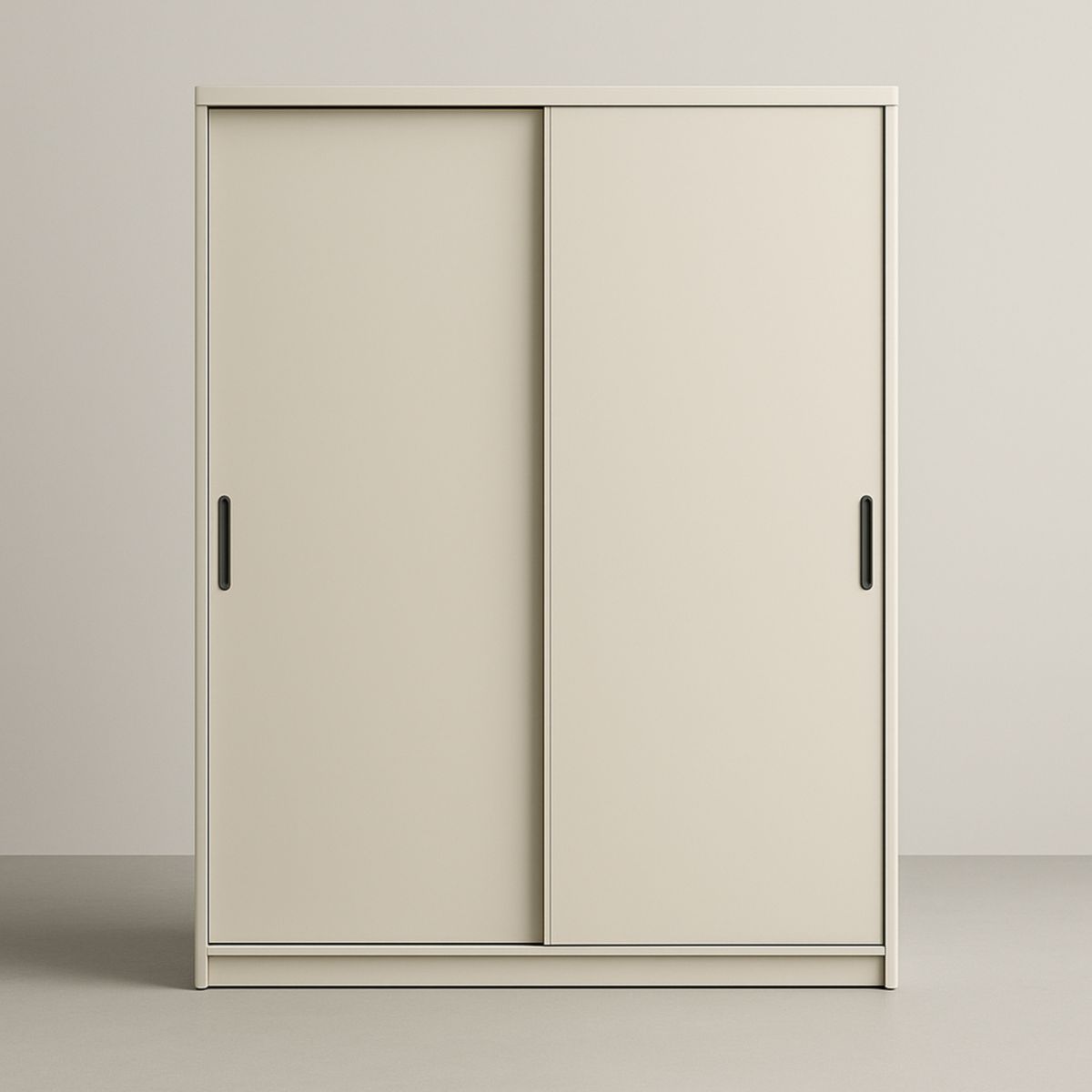 Armoire à Portes Coulissantes Beige en Panneaux de Particules