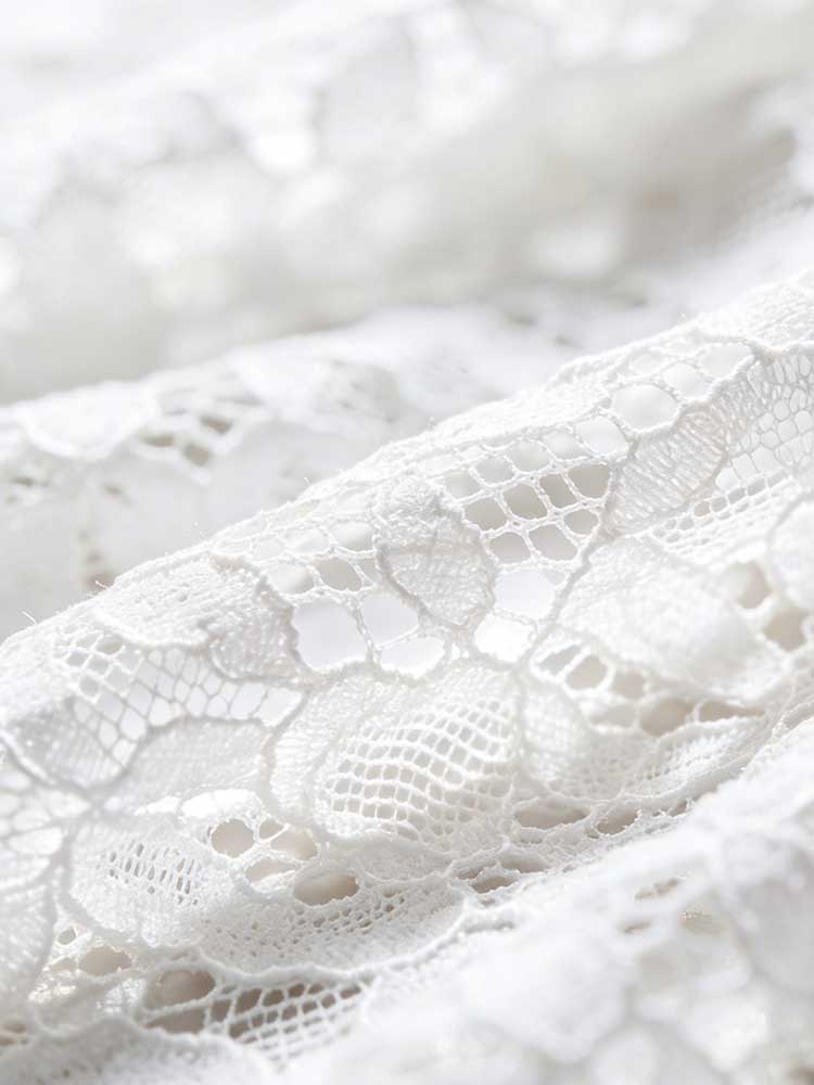 Elegant Temperament Sleeveless Lace-embellished Dress-elviree