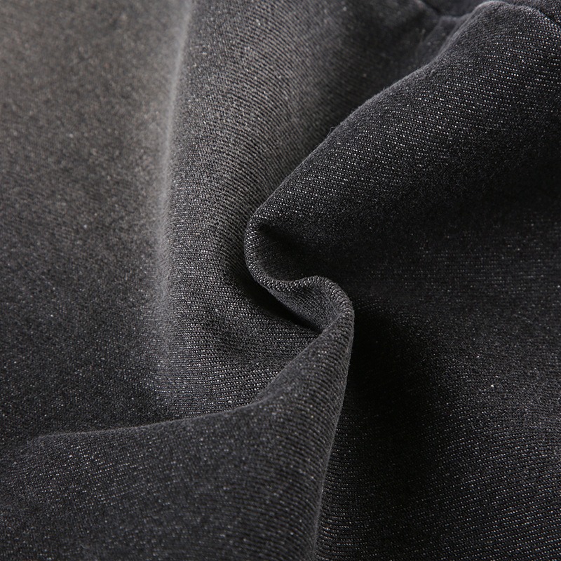 Japanese Art Cherry Blossom Embroidered Washed Flared Jeans-elviree