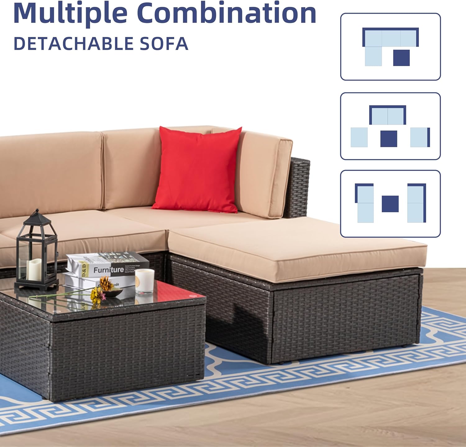 5 Piece Patio Furniture Sets
