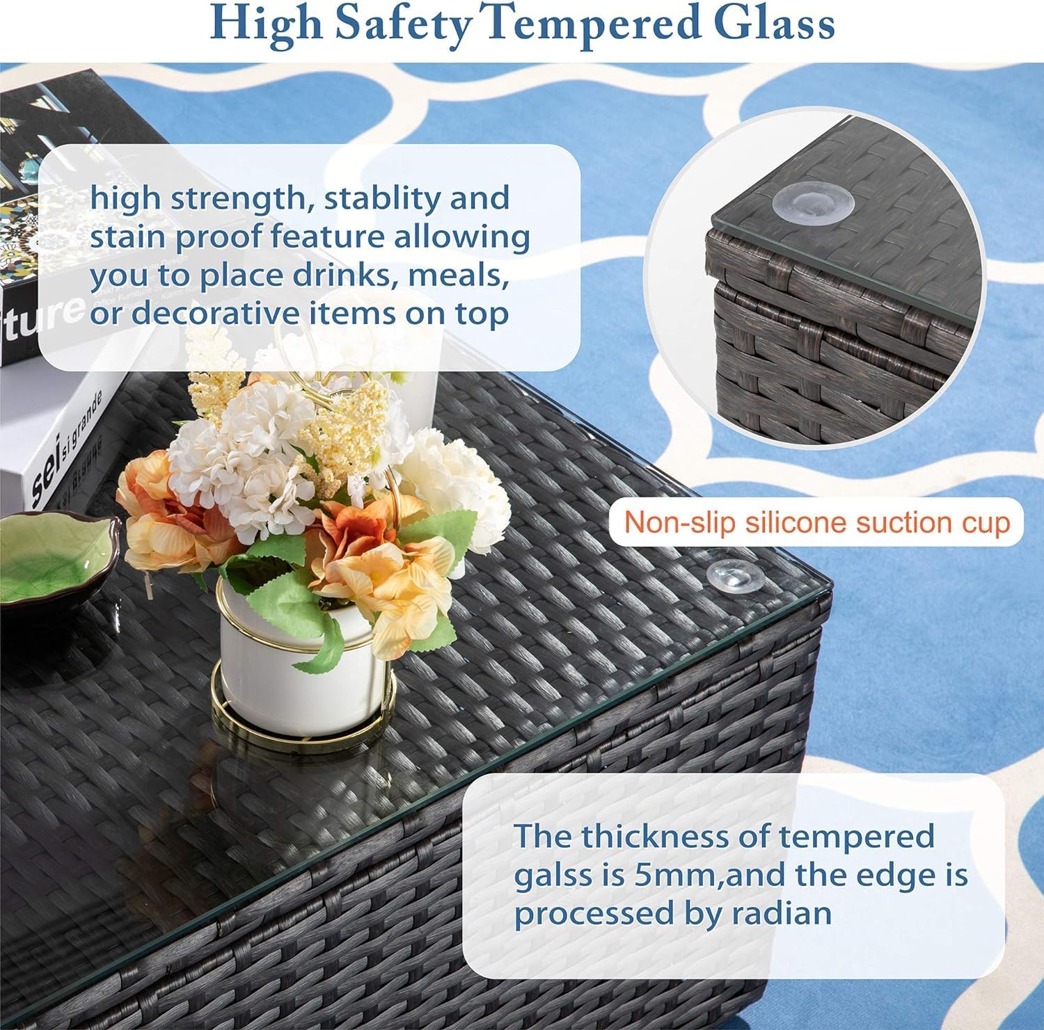 7 Pieces Patio Furniture Sets