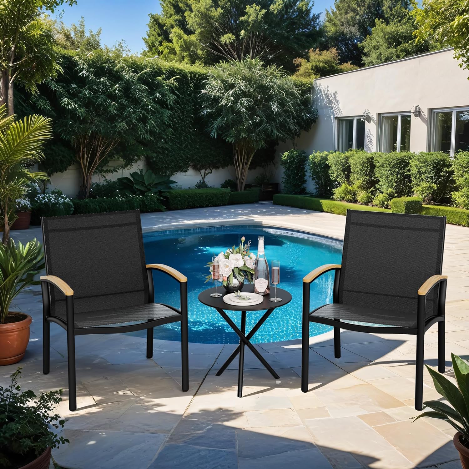  3-Piece Patio Bistro Set
