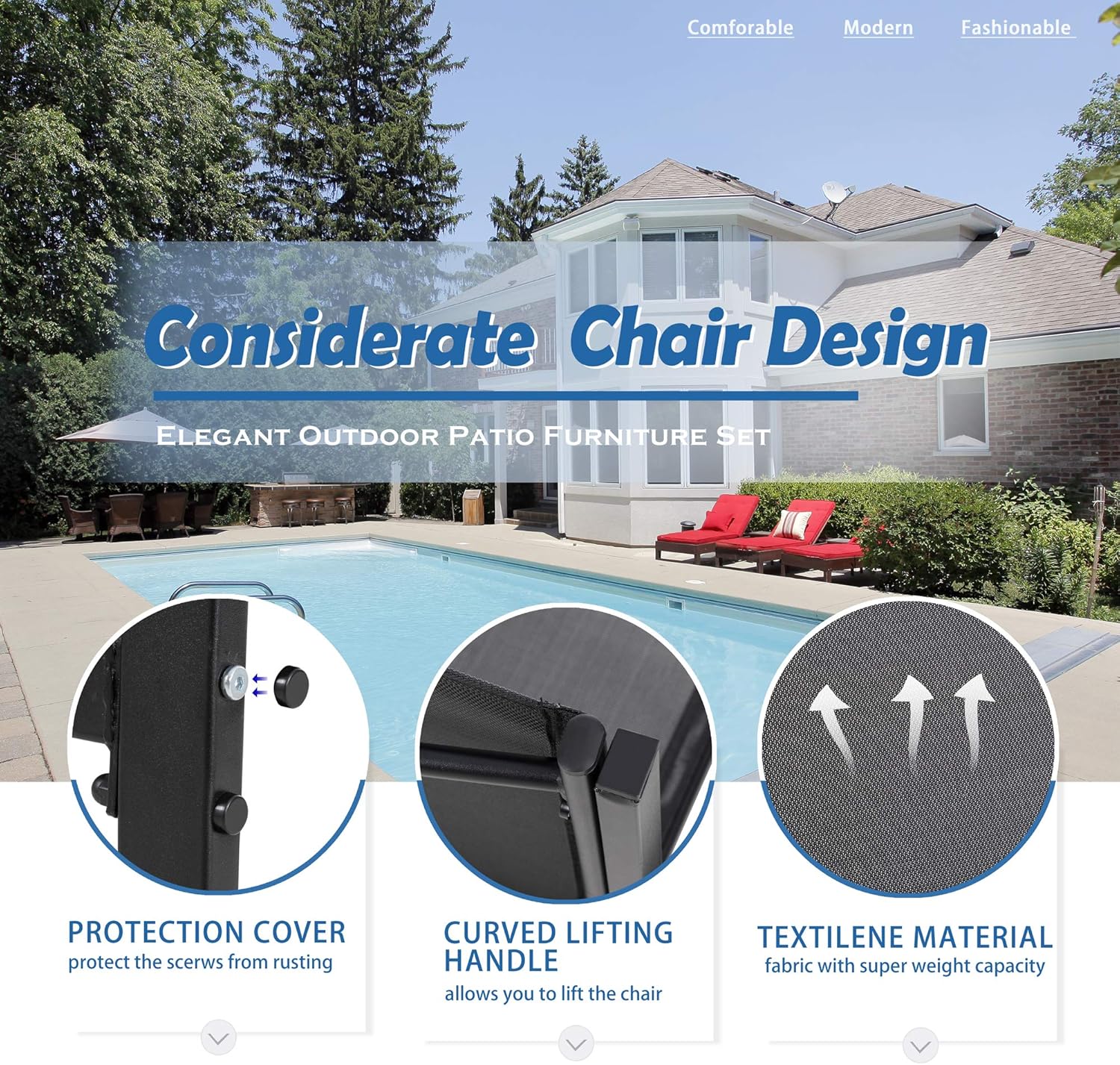 4 Pieces Patio Furniture Sets