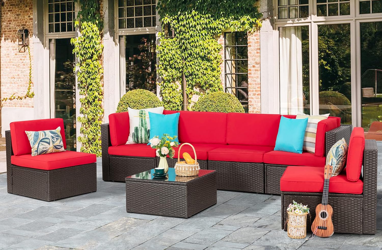 7 Pieces Patio Furniture Sets
