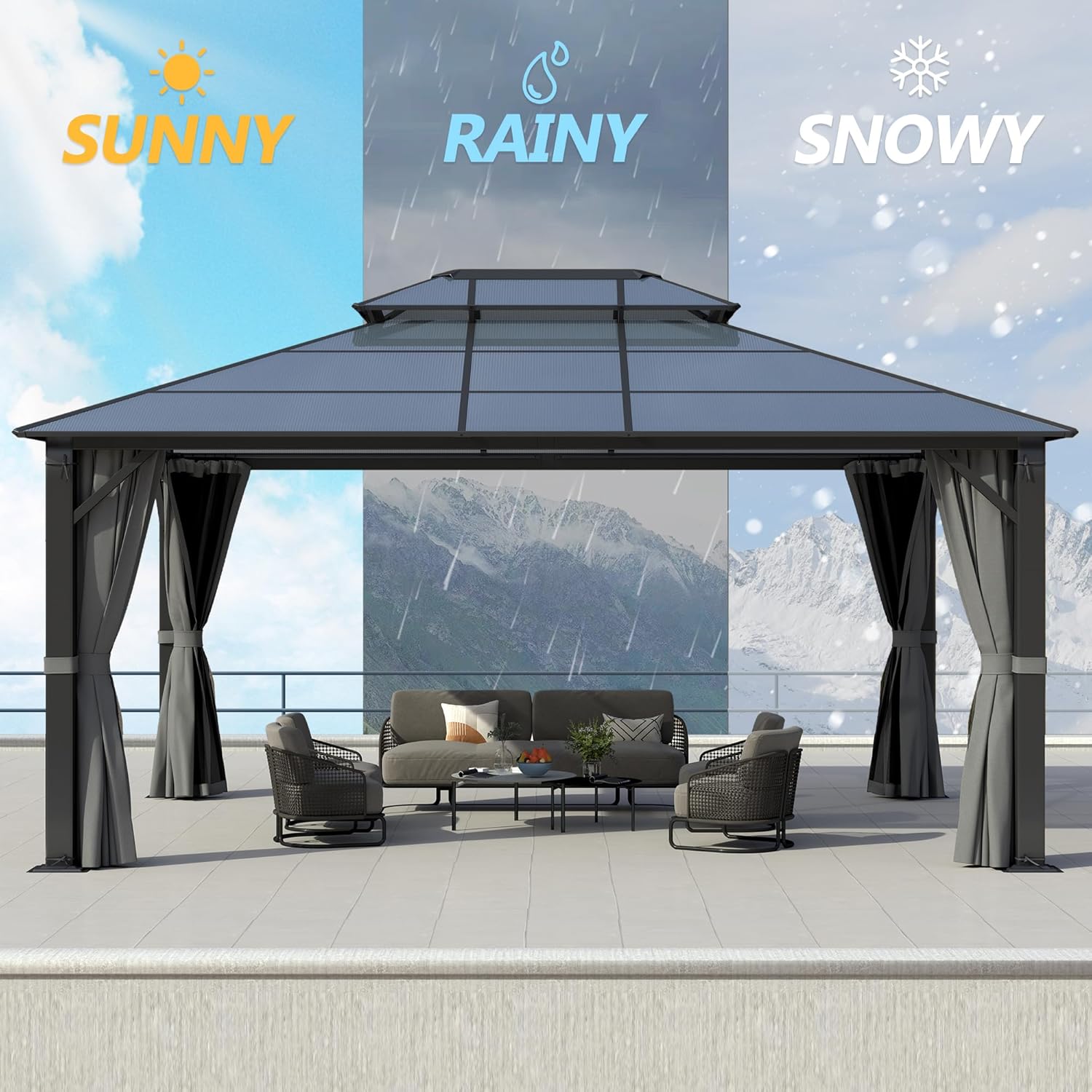 12'x16' Hardtop Gazebo